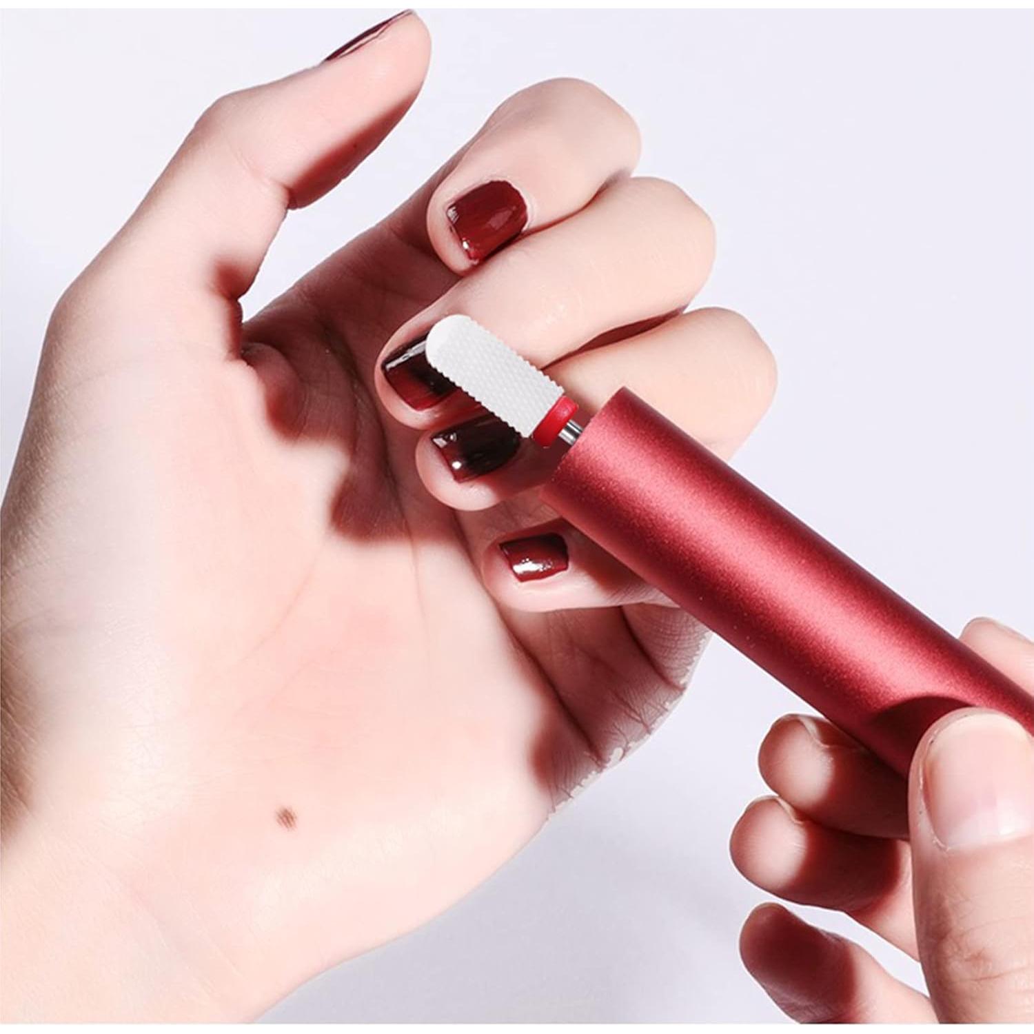 10 Piezas Brocas de Uñas Cerámica Homeet para Manicura