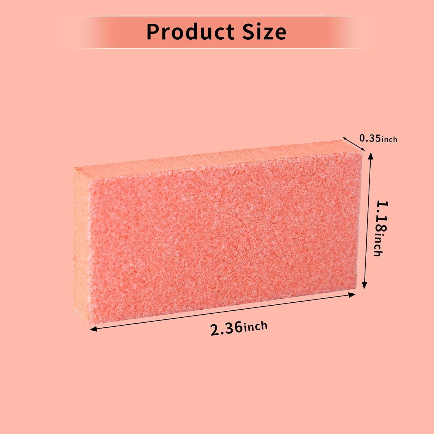 Bloque de Pulido de Uñas Desechable NOVAL 50 Piezas 80/100 Grano