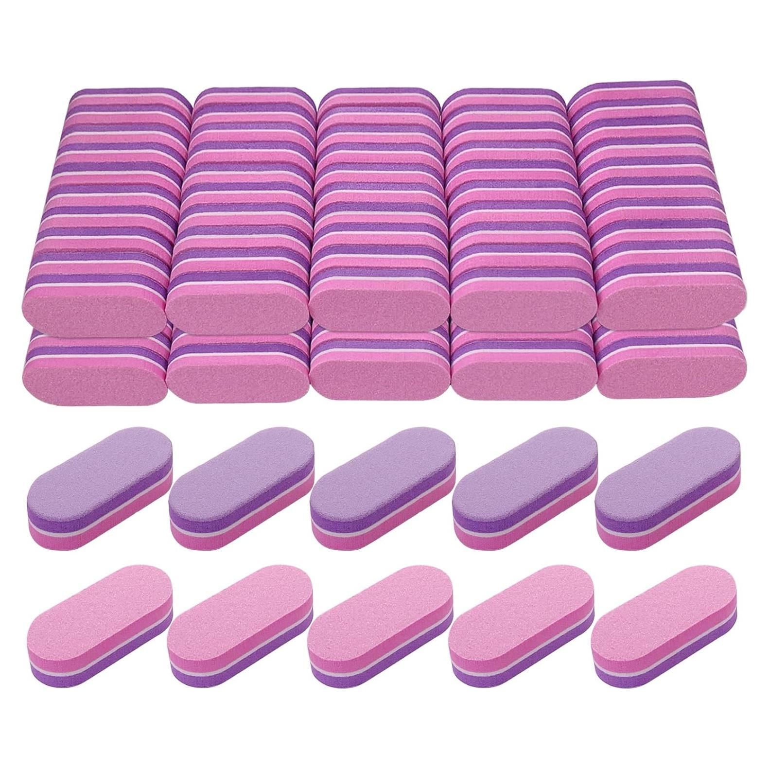 Pulidores de Uñas Mini GigaGround 100 Pcs 100/180 Grano