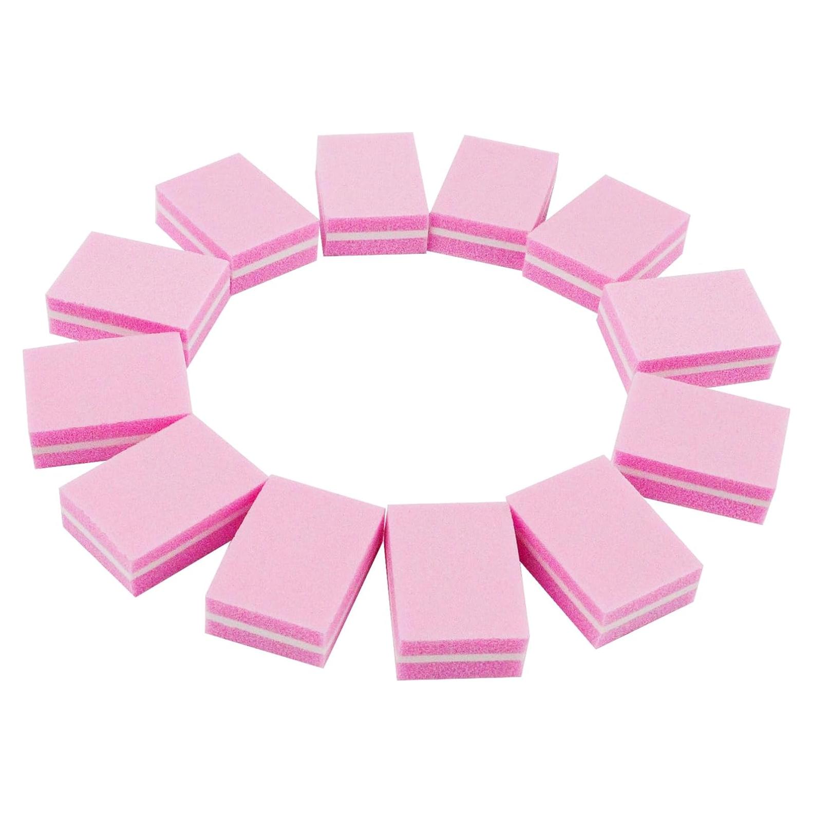 Bloques de Pulido de Uñas LNAUJS, 12 Piezas Doble Grano