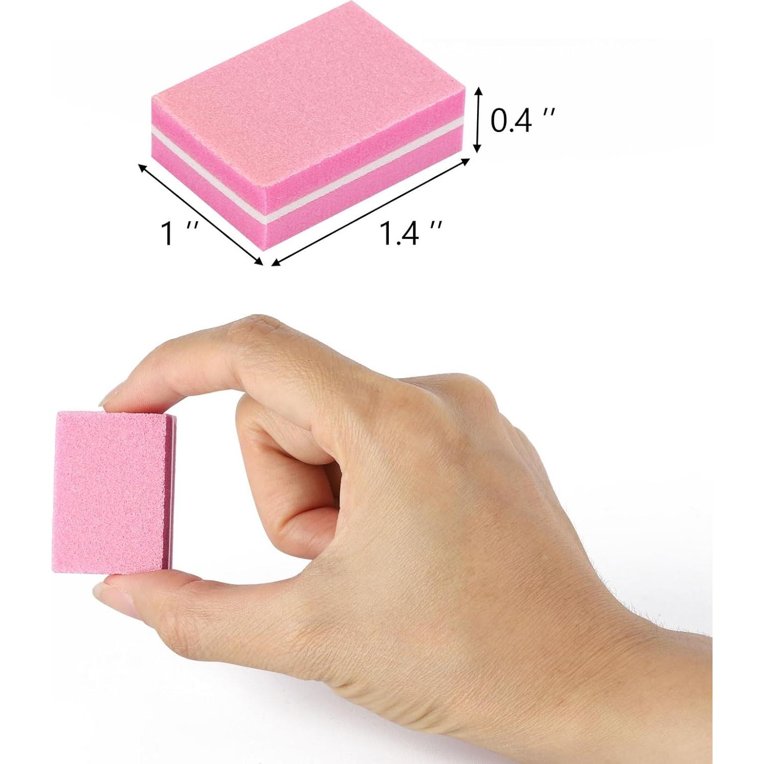 200 Piezas Mini Bloque de Pulido de Uñas acDesign Grano 100/180