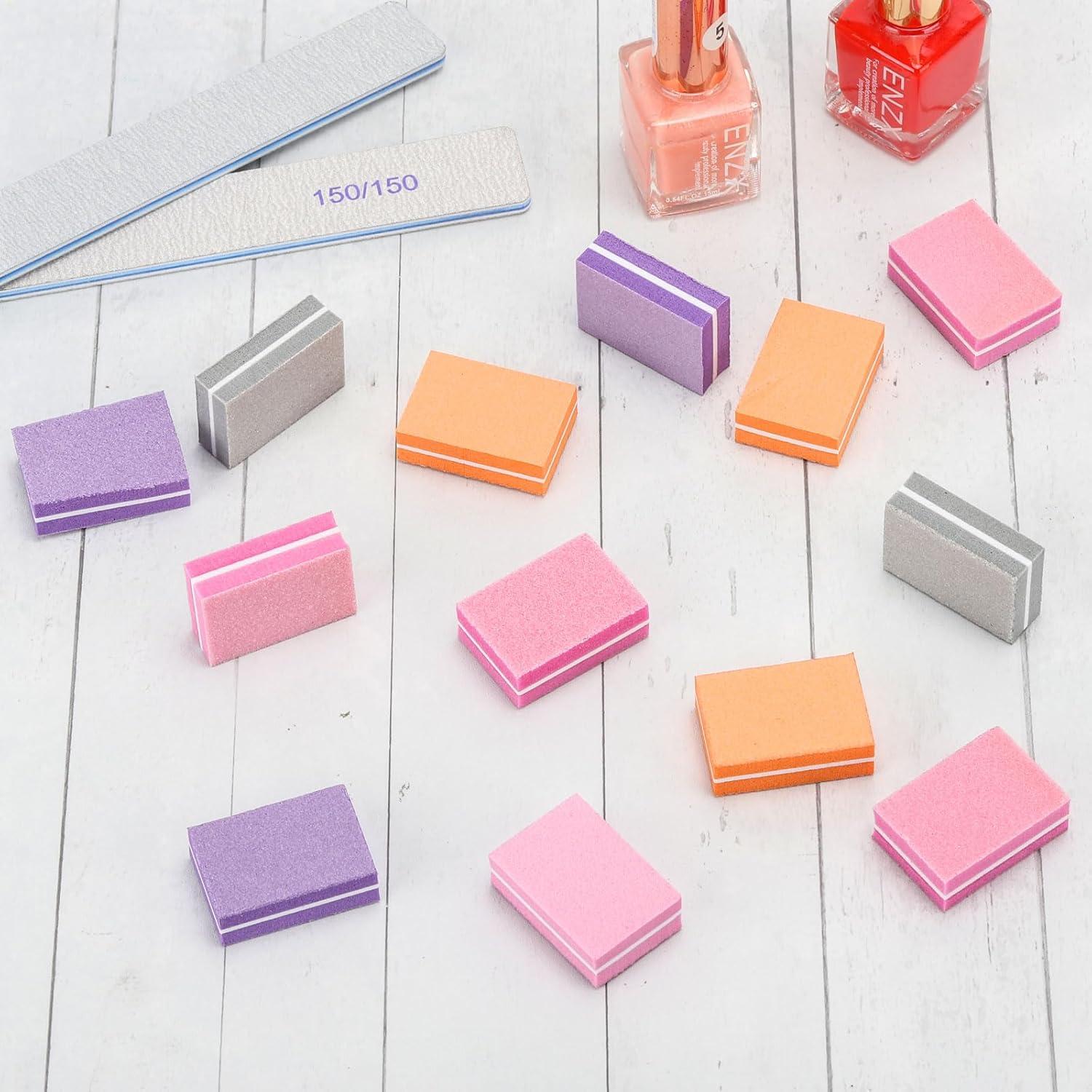 200 Piezas Mini Bloque de Pulido de Uñas acDesign Grano 100/180