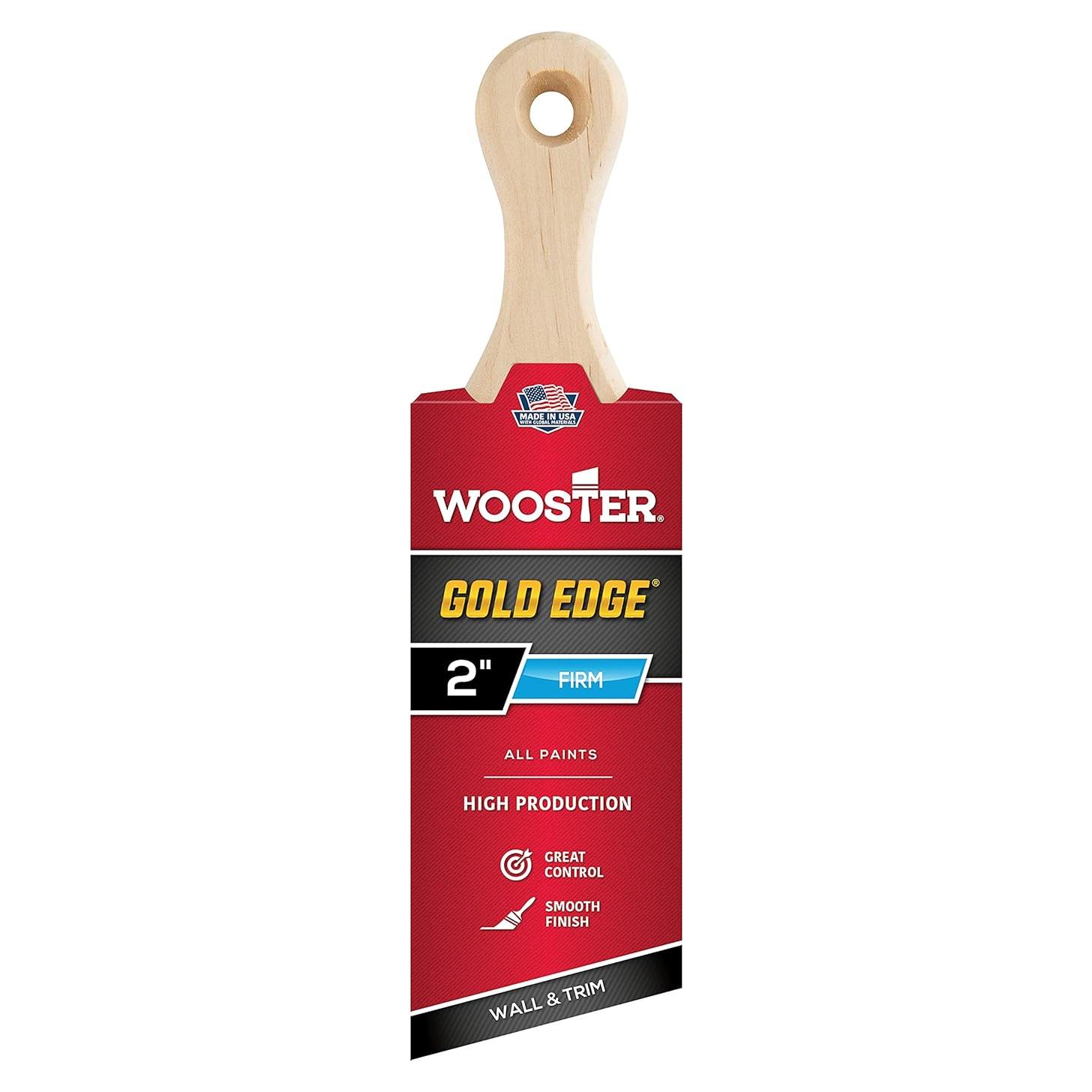 Brocha Wooster 5235 Gold Edge 5 cm Bisel Dorado