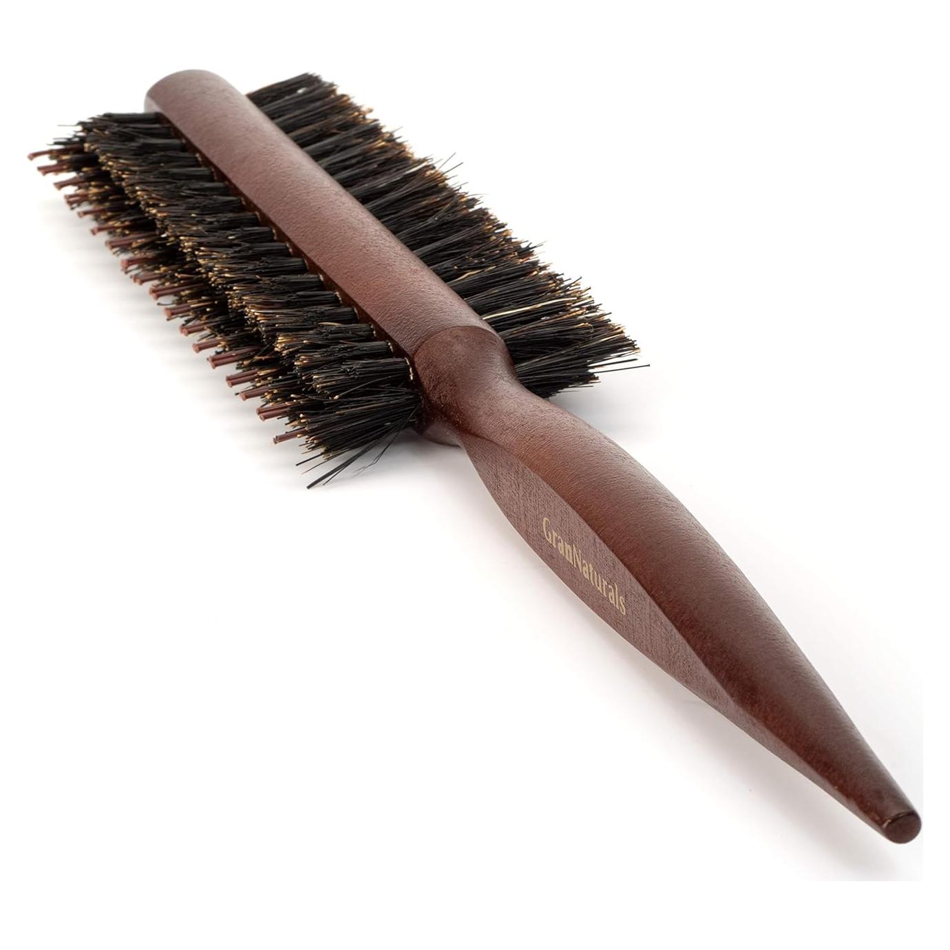 Cepillo de Teasing Doble Cara Gran Goods - Cerdas de Jabalí y Nylon