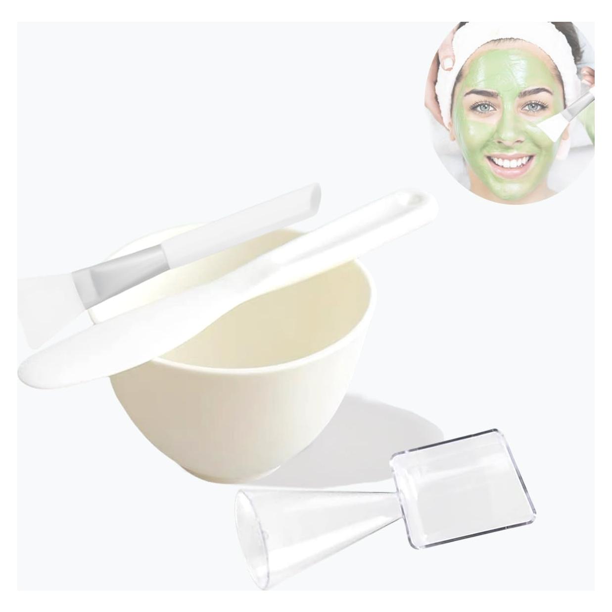 Juego de 4 Piezas de Tazones Mezcladores de Silicona PLINNILUY