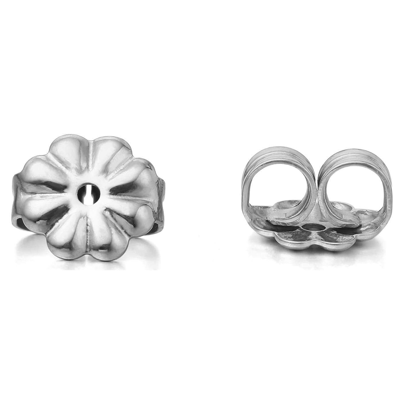 Respaldo de Pendientes de Titanio Puro Hipoalergénico 4PCS