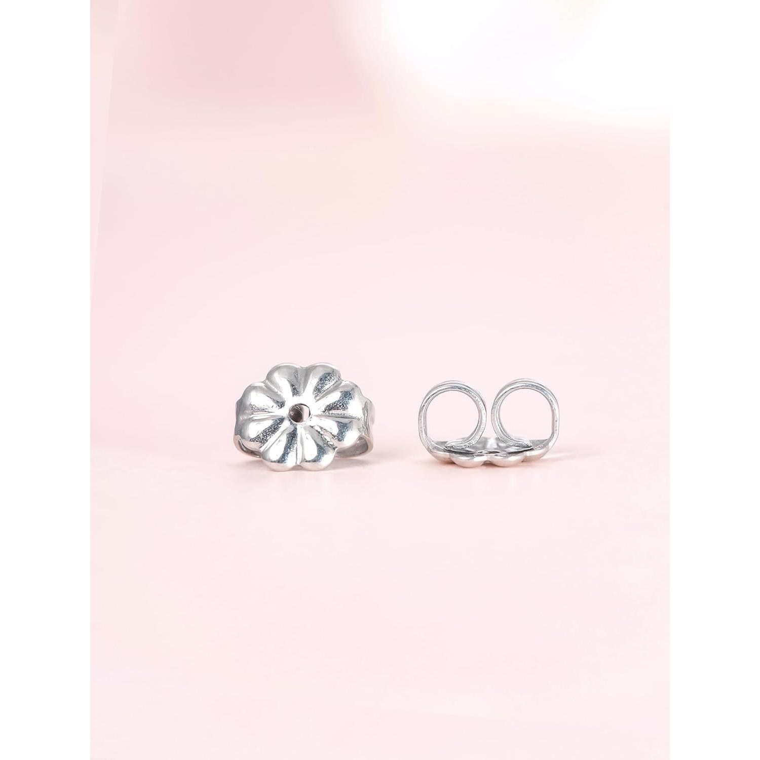 Respaldo de Pendientes de Titanio Puro Hipoalergénico 4PCS