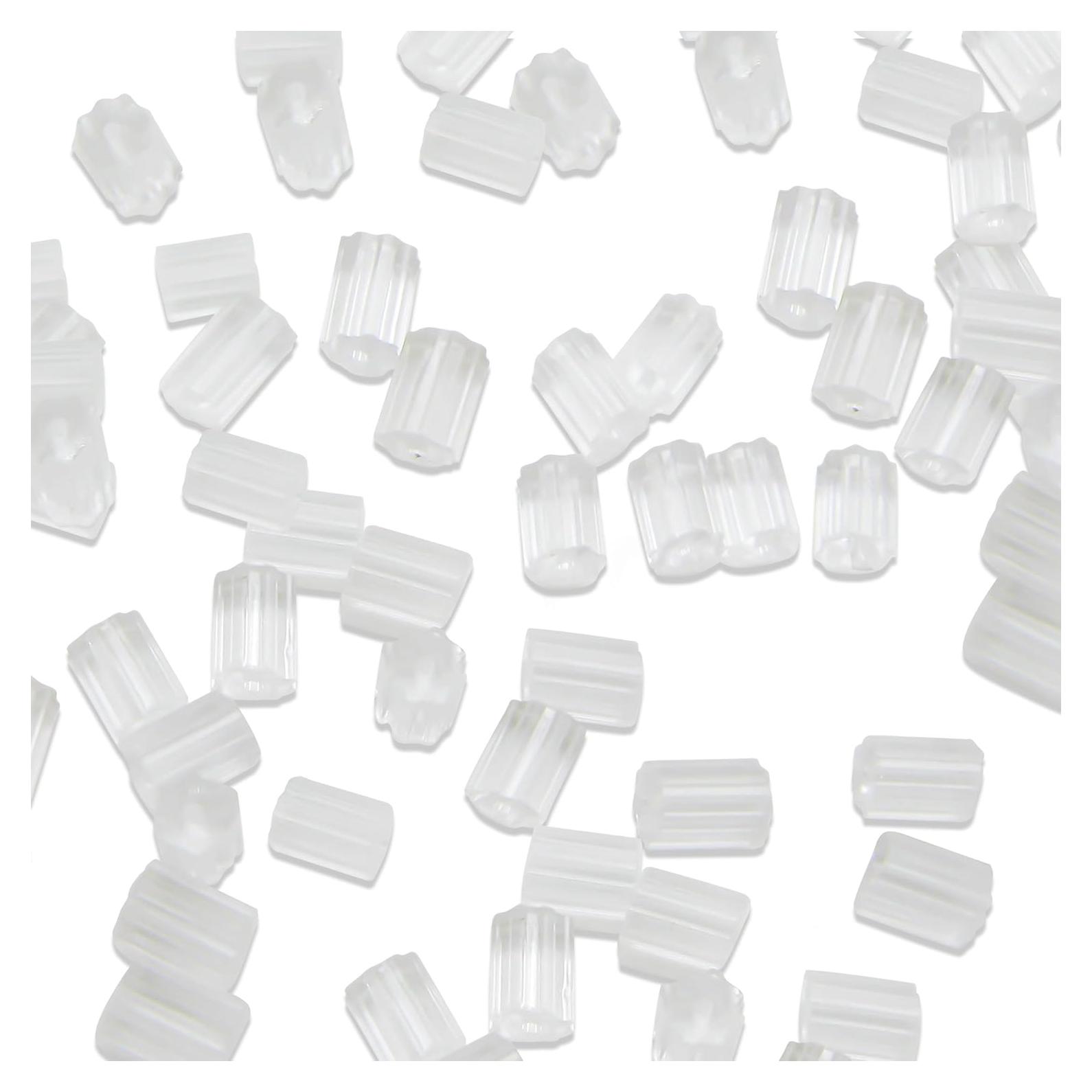 Tapones de Silicona Transparentes TOAOB 144 Piezas 2.5mm