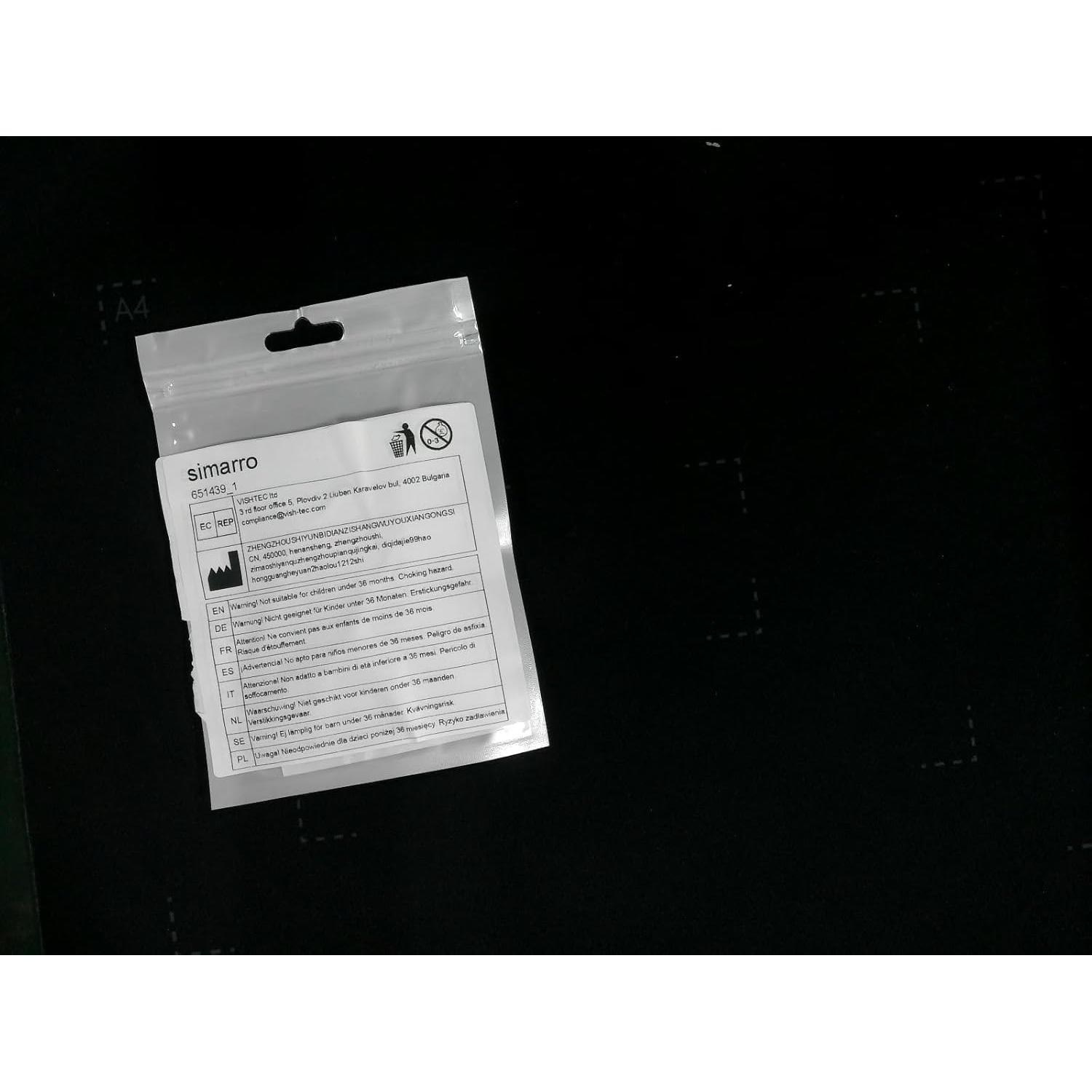 100 Tapones de Silicona Transparentes Simarro para Pendientes