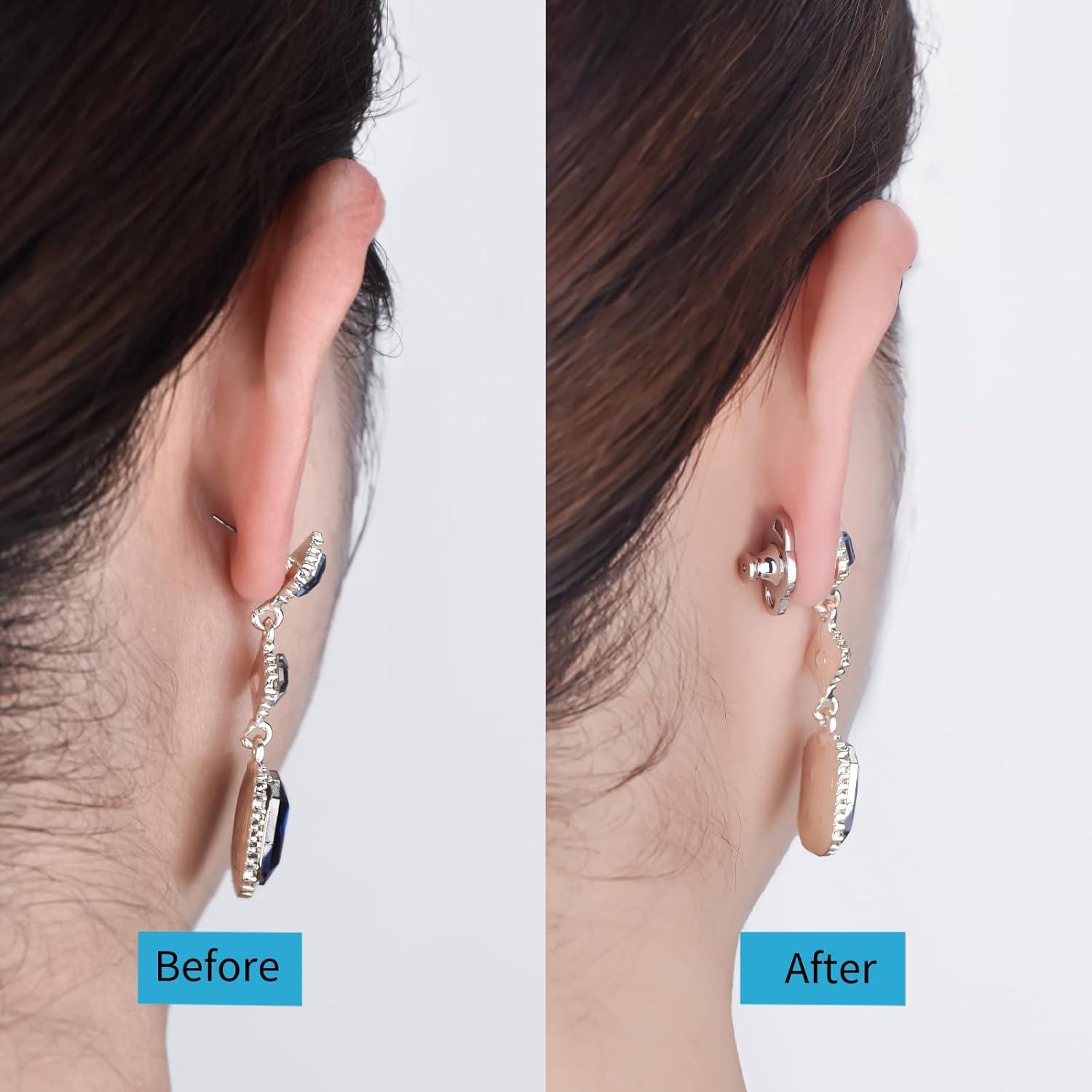 Resortes para Pendientes DCRSLB 4pcs Elevadores de Joyas