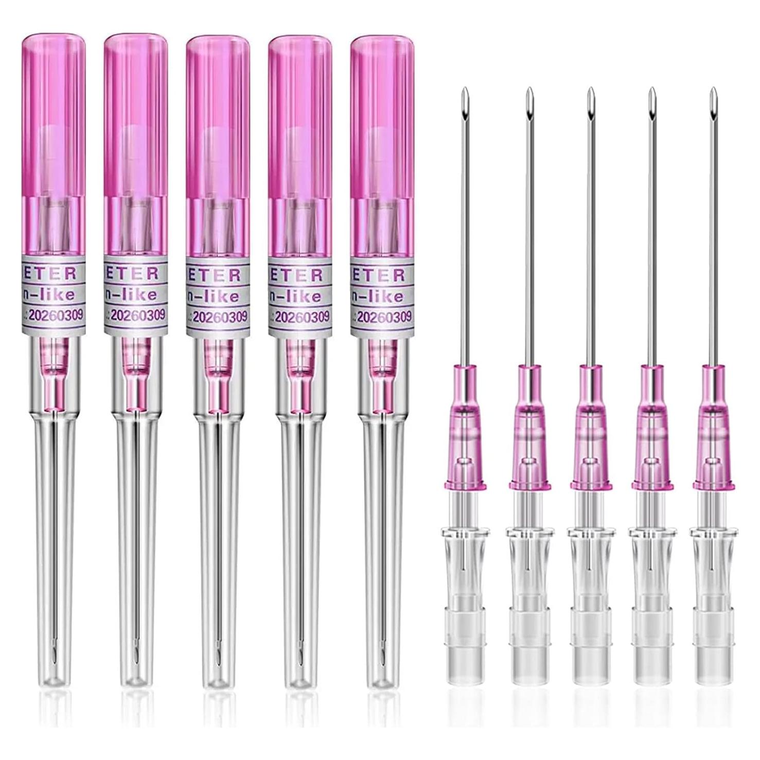 Agujas de Perforación de Catéter Desechables 20G - 10 Piezas