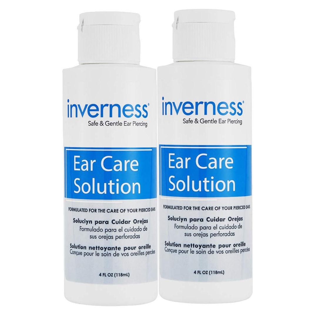 Solución Cuidado Oídos Piercing Inverness 2 Botellas 118 ml