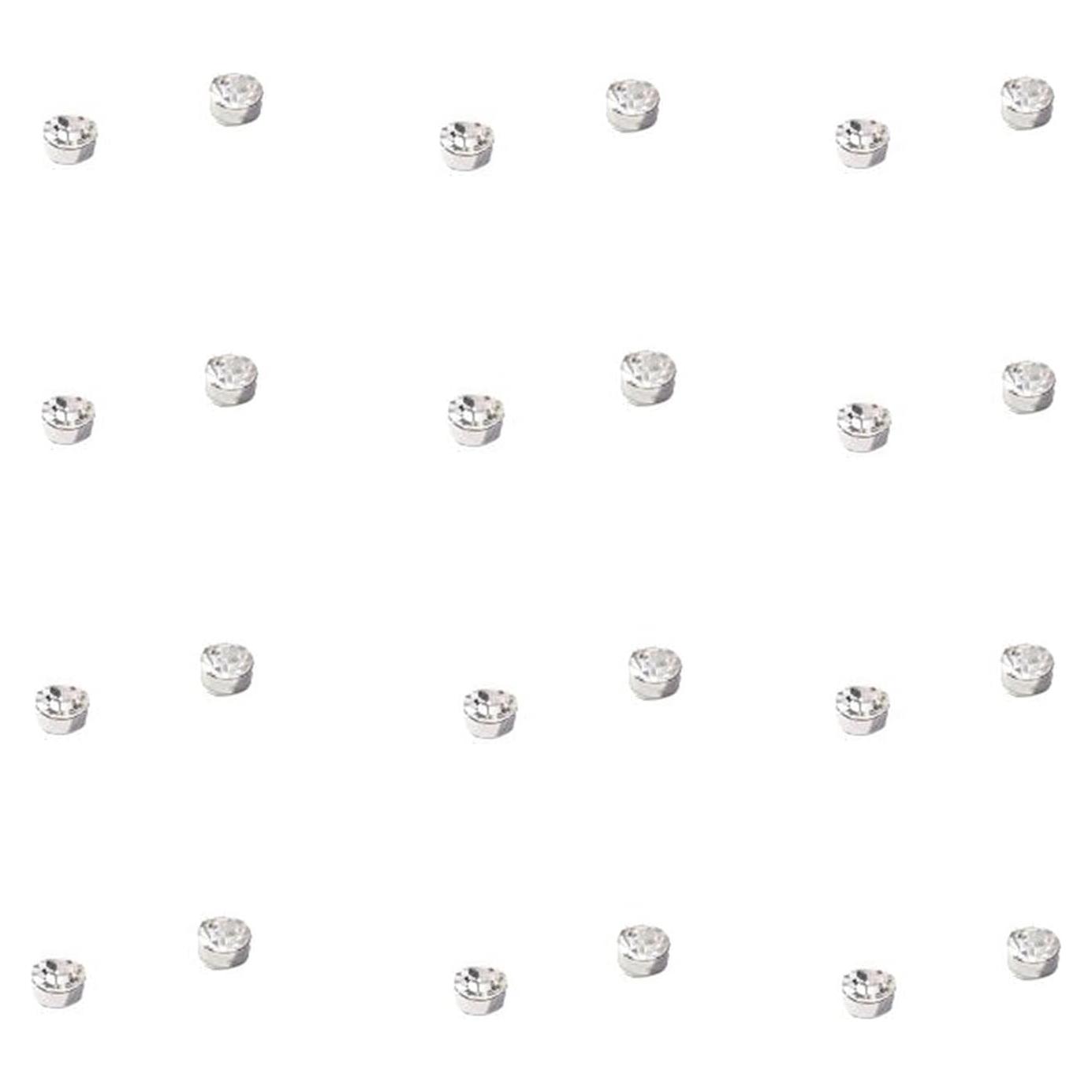 Pendientes Magnéticos de Cristal NC 24 Pcs 5mm Sin Perforación