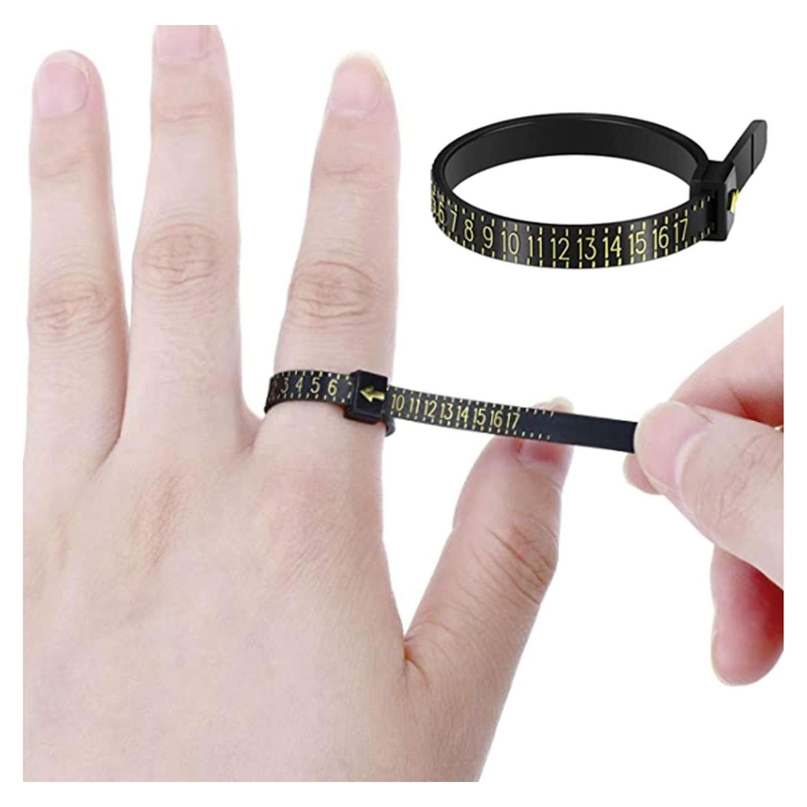 Juego de Medición de Talla de Anillo KIWEN 1-17 Tallas USA