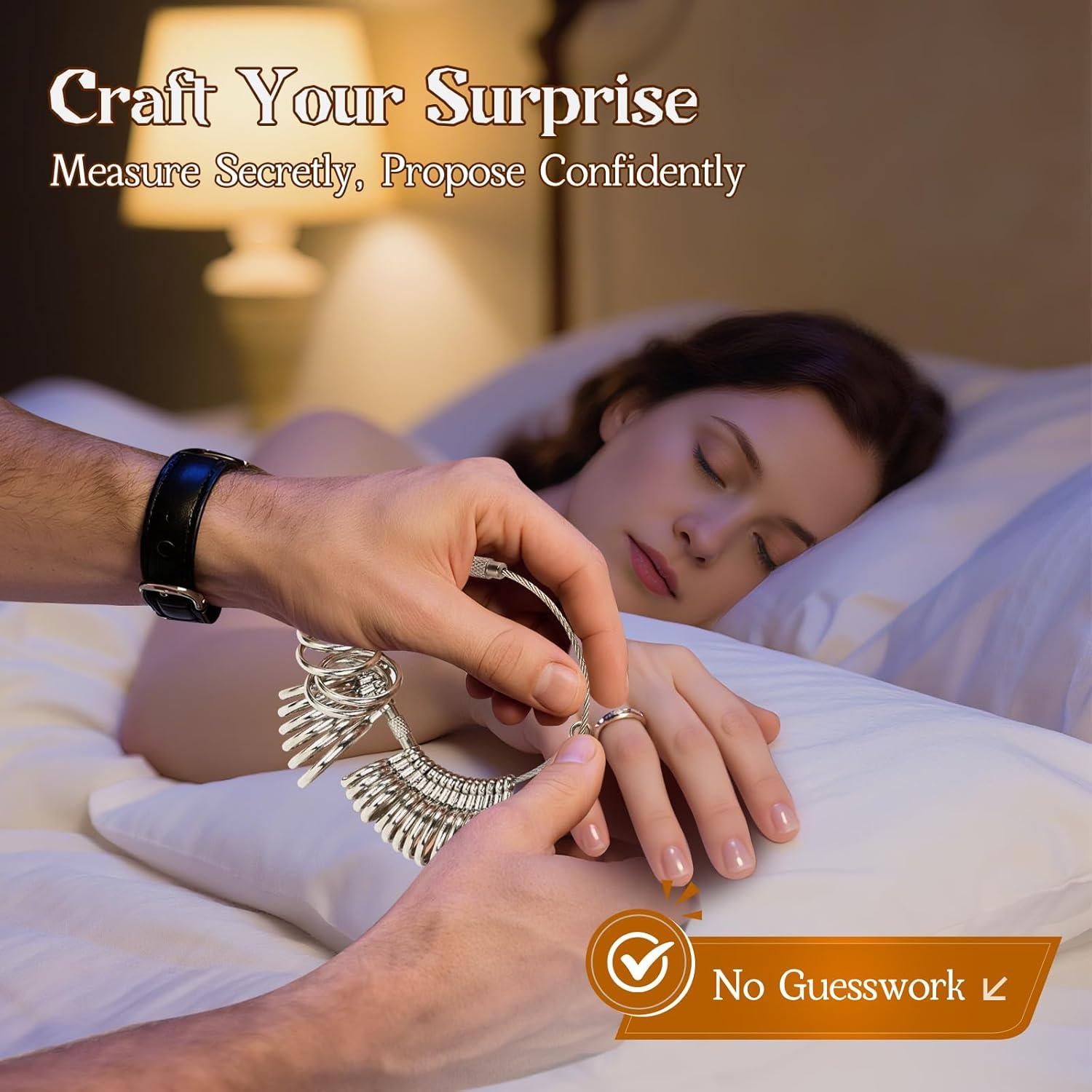 Kit de Medición de Tallas de Anillo SRUDOKIN 27 Piezas