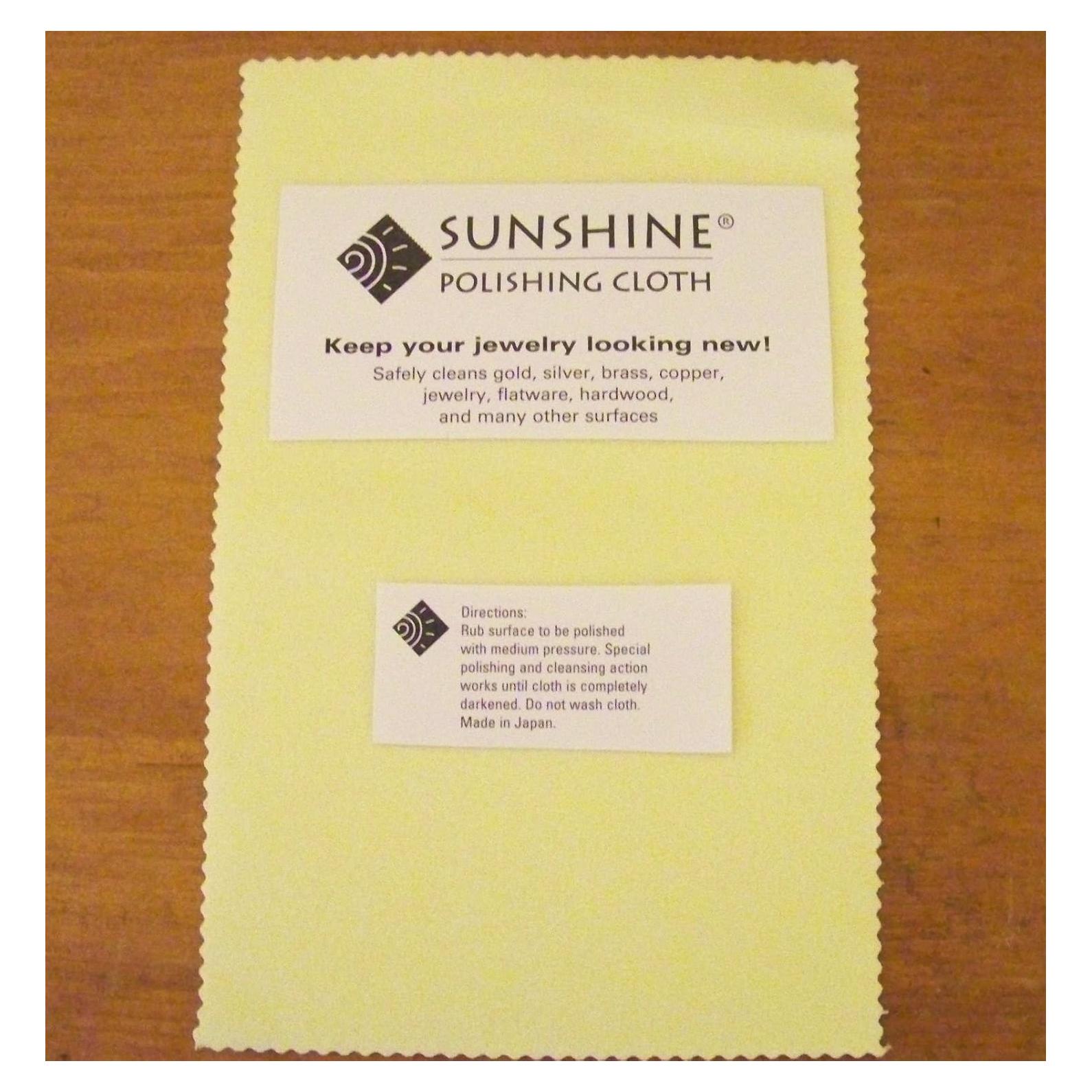 20 Paños de Pulido Sunshine para Joyería y Metales