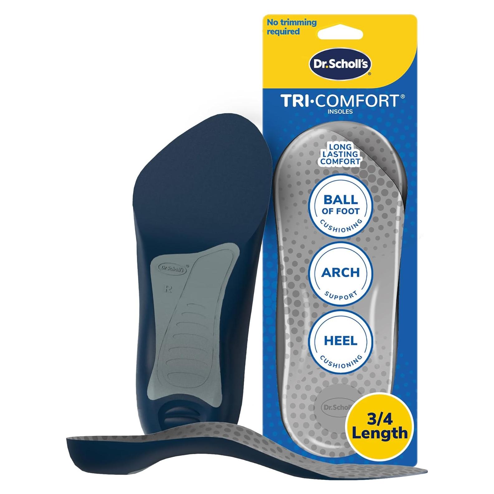 Plantillas Dr. Scholl's Tri-Comfort para hombres 40-46