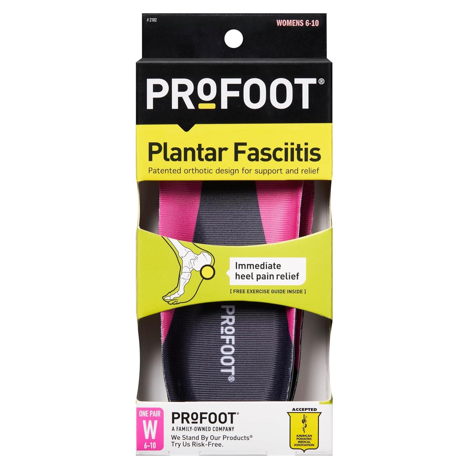 Plantillas ortopédicas PROFOOT para fascitis plantar - Alivio talón