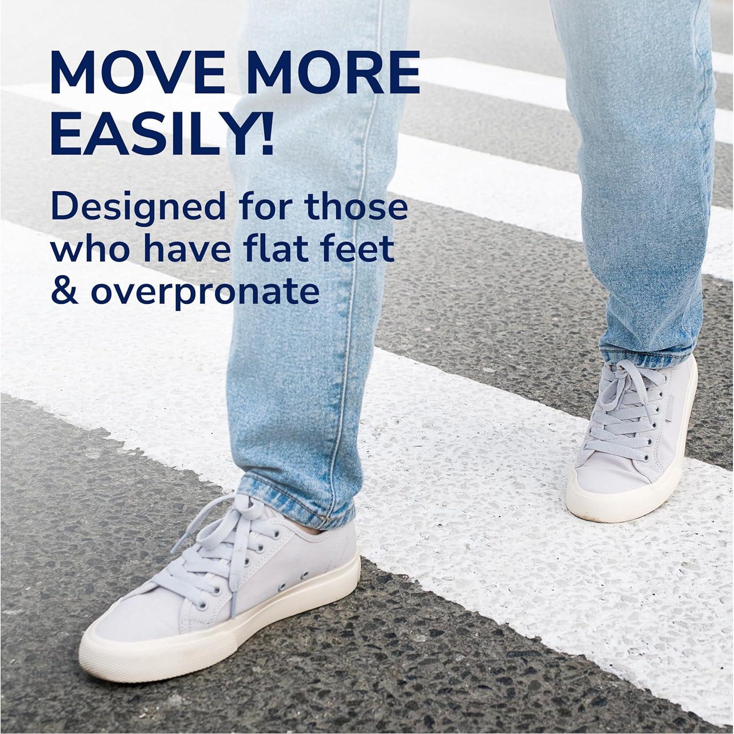 Plantillas estabilizadoras Dr. Scholl's para pies planos, talla 8-14