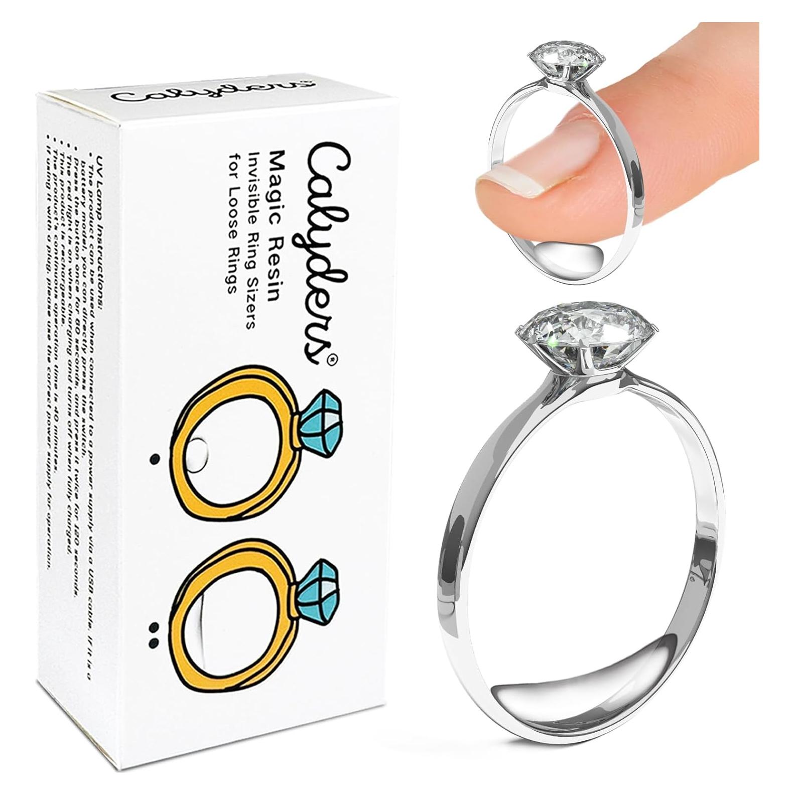 Calyders Anillo Medidor Ajustador Invisible Resina UV 50g