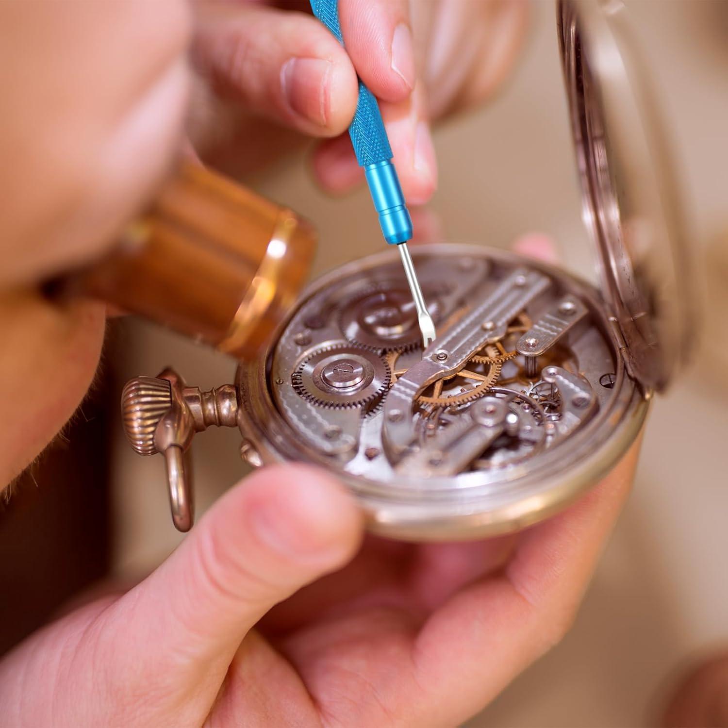 Kit de Herramientas de Relojero Hpmjz 6 Piezas Acero Inoxidable