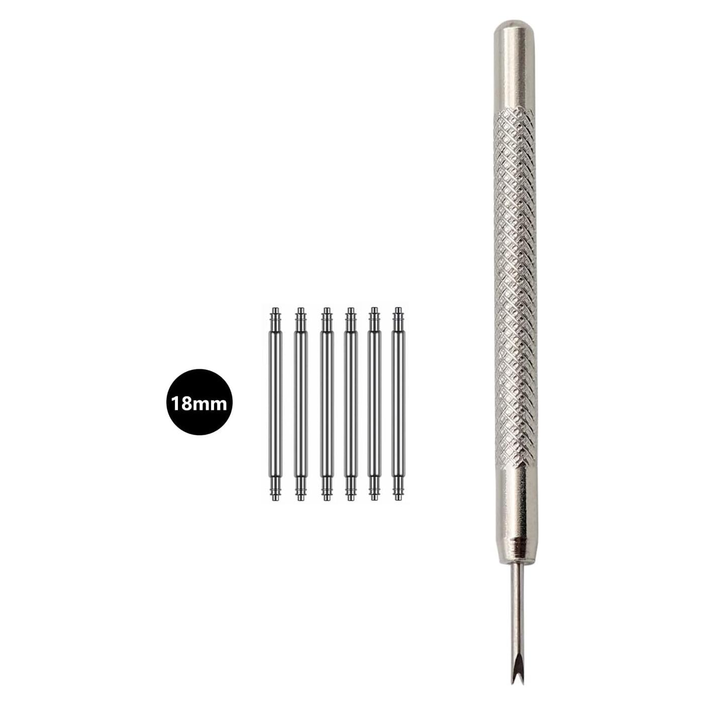 Kit de Pasadores de Correa de Reloj LYECUN 18mm Acero Inoxidable