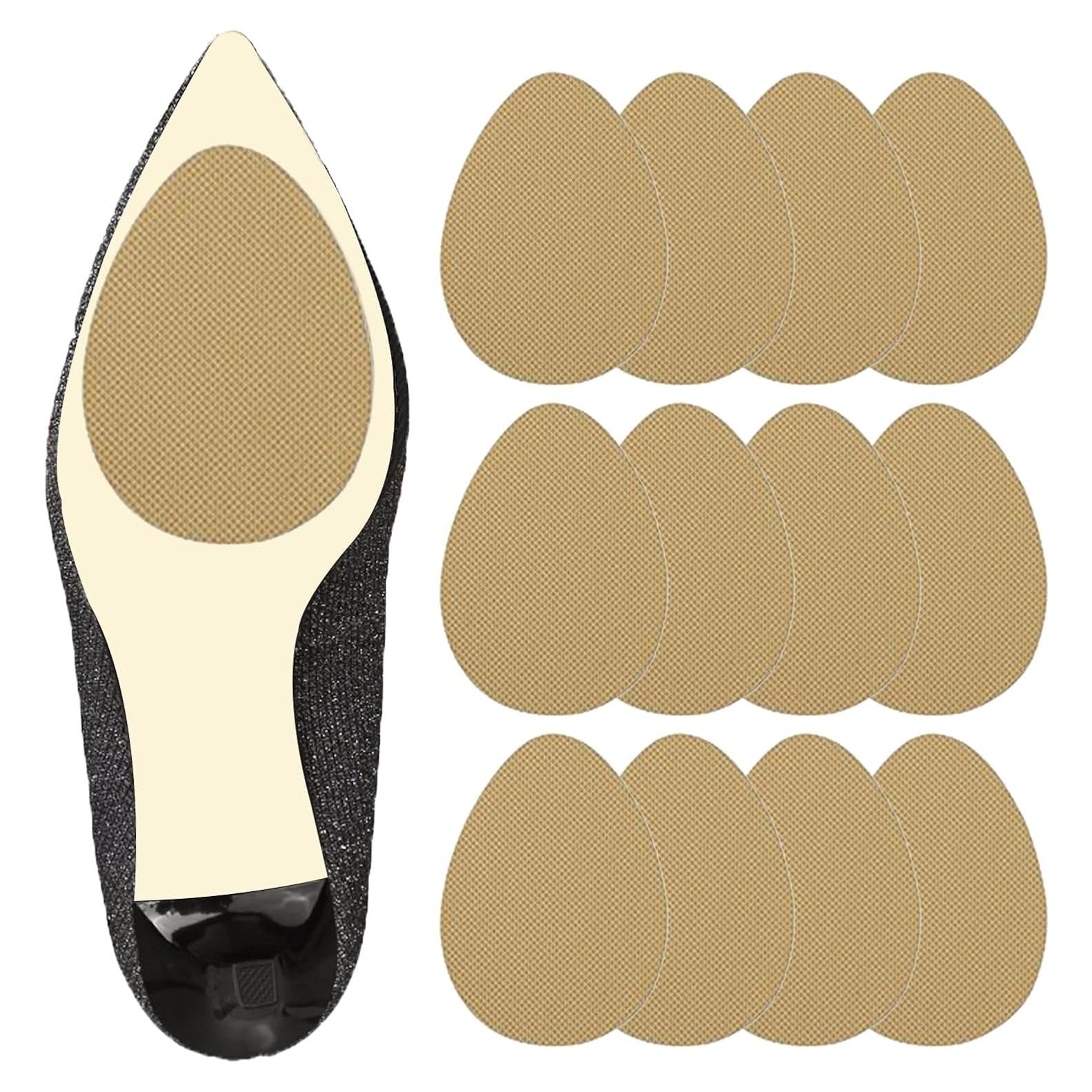 Almohadillas Antideslizantes de Gel MASYLA para Zapatos Beige 12 pcs