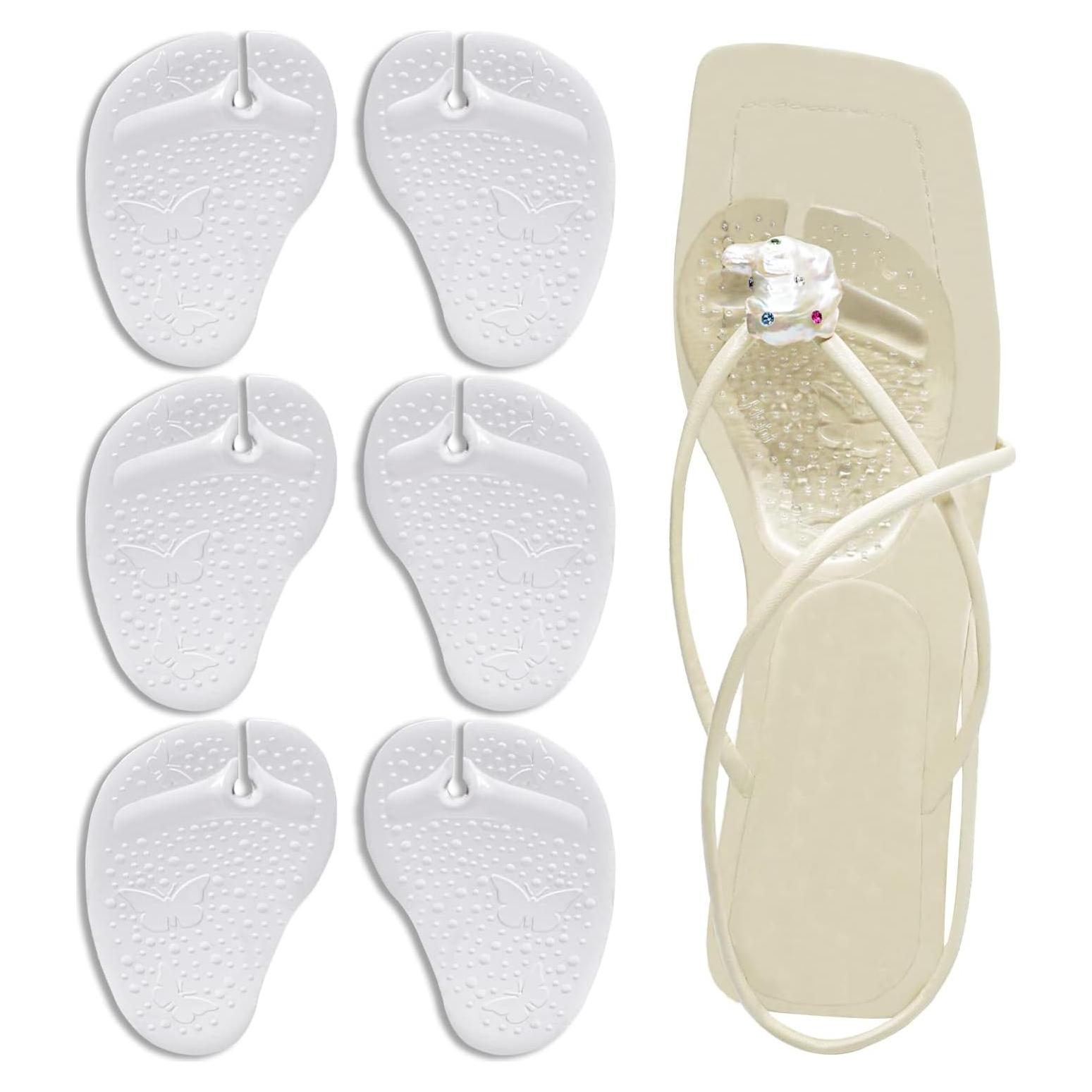 Almohadillas Metatarsales de Gel Urwalk 3 Pares Transparentes