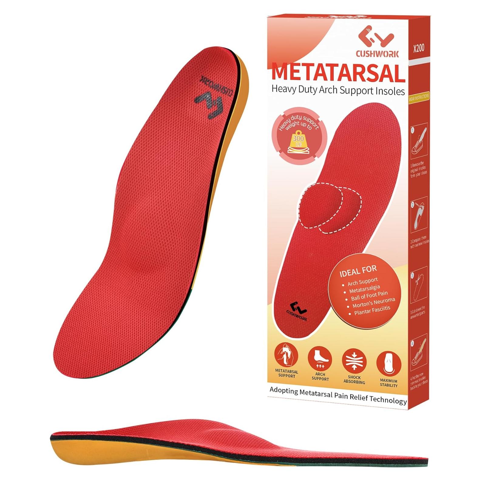 Plantillas Ortopédicas Cushwork para Metatarsalgia - Alivio Dolor