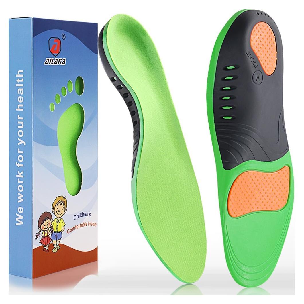 Plantillas ortopédicas Ailaka para niños con soporte de arco