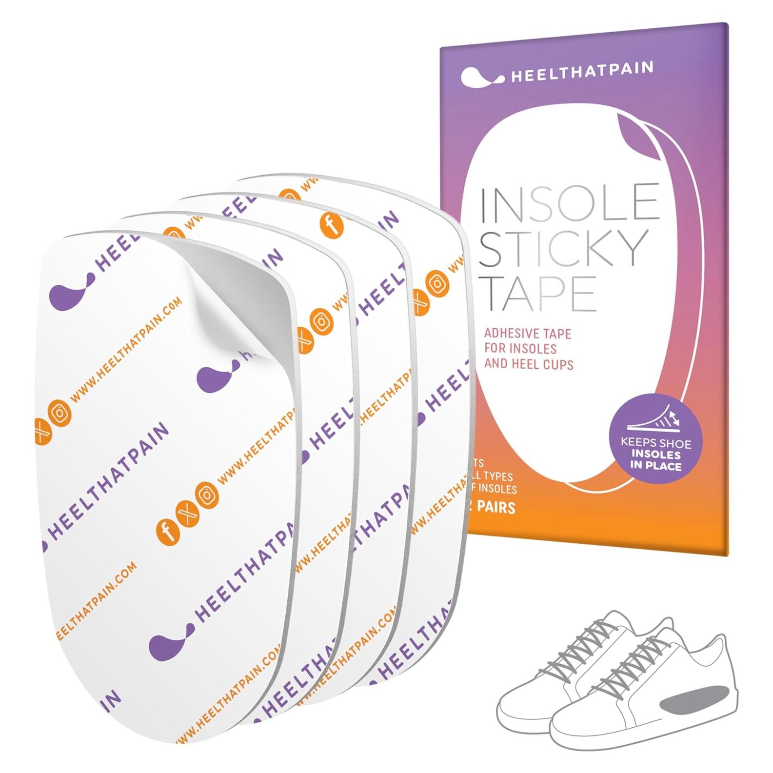 Cinta Adhesiva Doble Cara Heel That Pain para Plantillas - 2 Pares