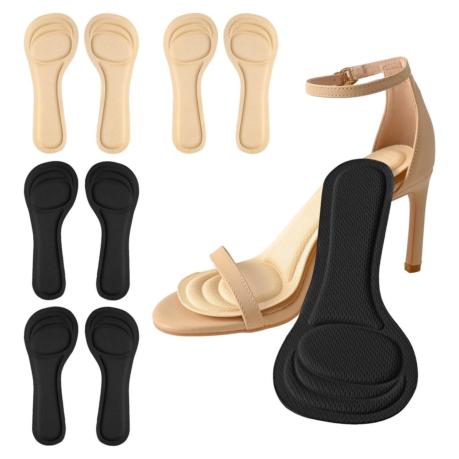 Plantillas para Tacones Altos XINIFOOT 4 Pares Ajustables