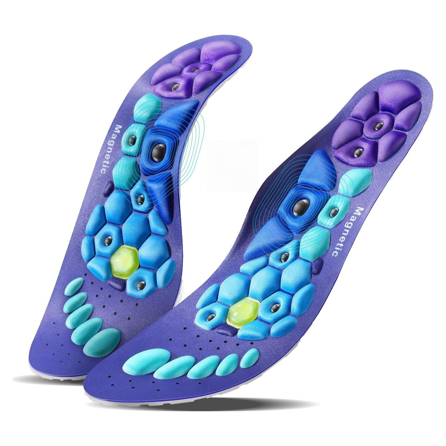 Plantillas de Acupresión Magnéticas Biaodong Azul L 9.5-12