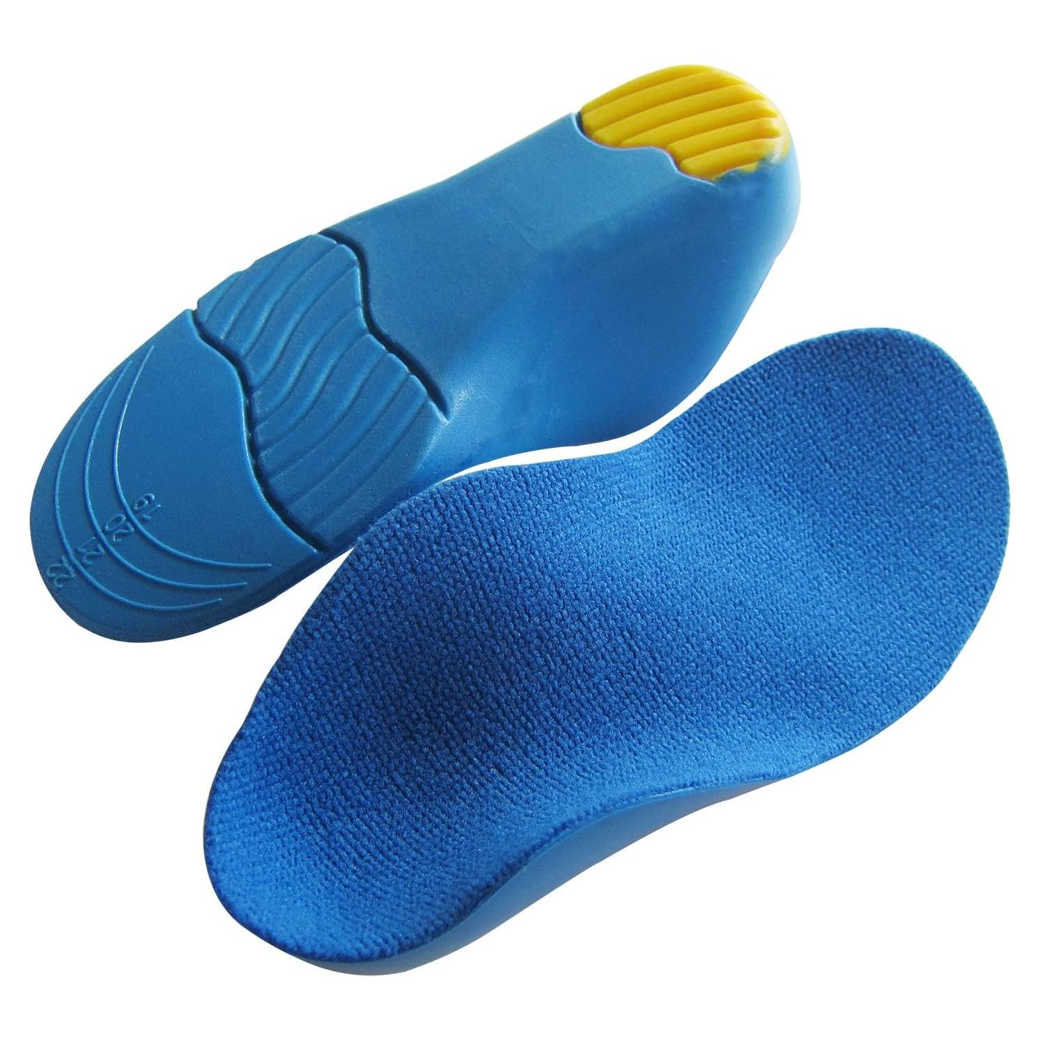 Plantillas ortopédicas Bellcon para niños con soporte de arco alto