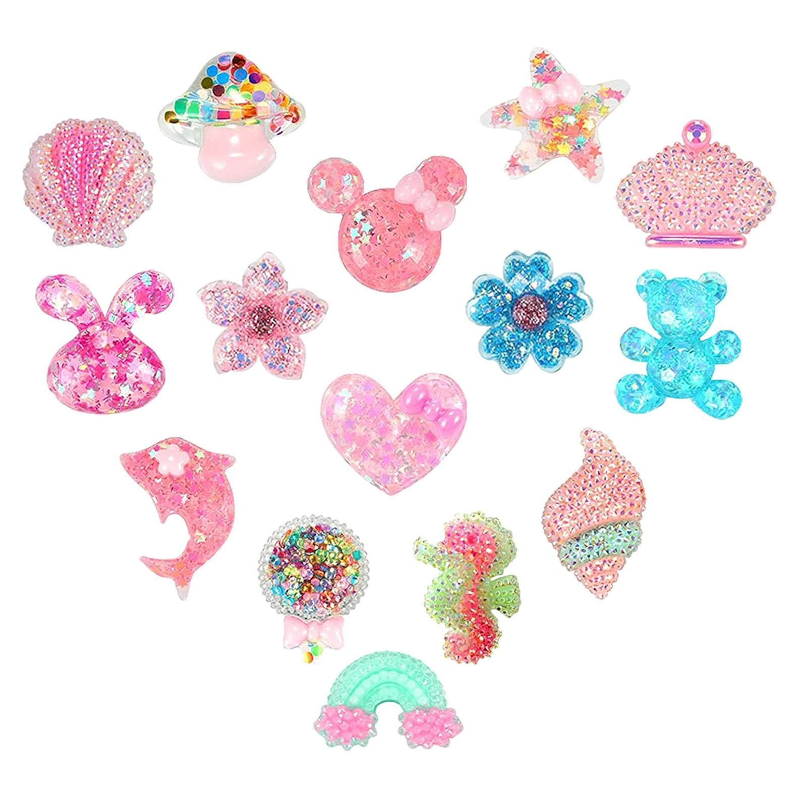 Encantos Brillantes para Zapatos Niñas Ioomnhlo - 6 Piezas