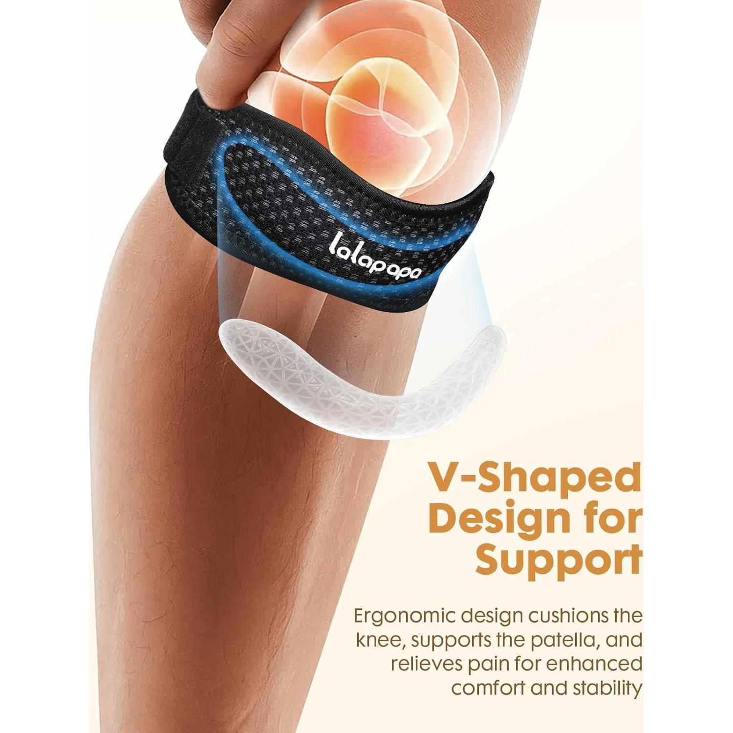 Faja para Rodilla Ajustable Lalapapa - Paquete de 2 Unidades