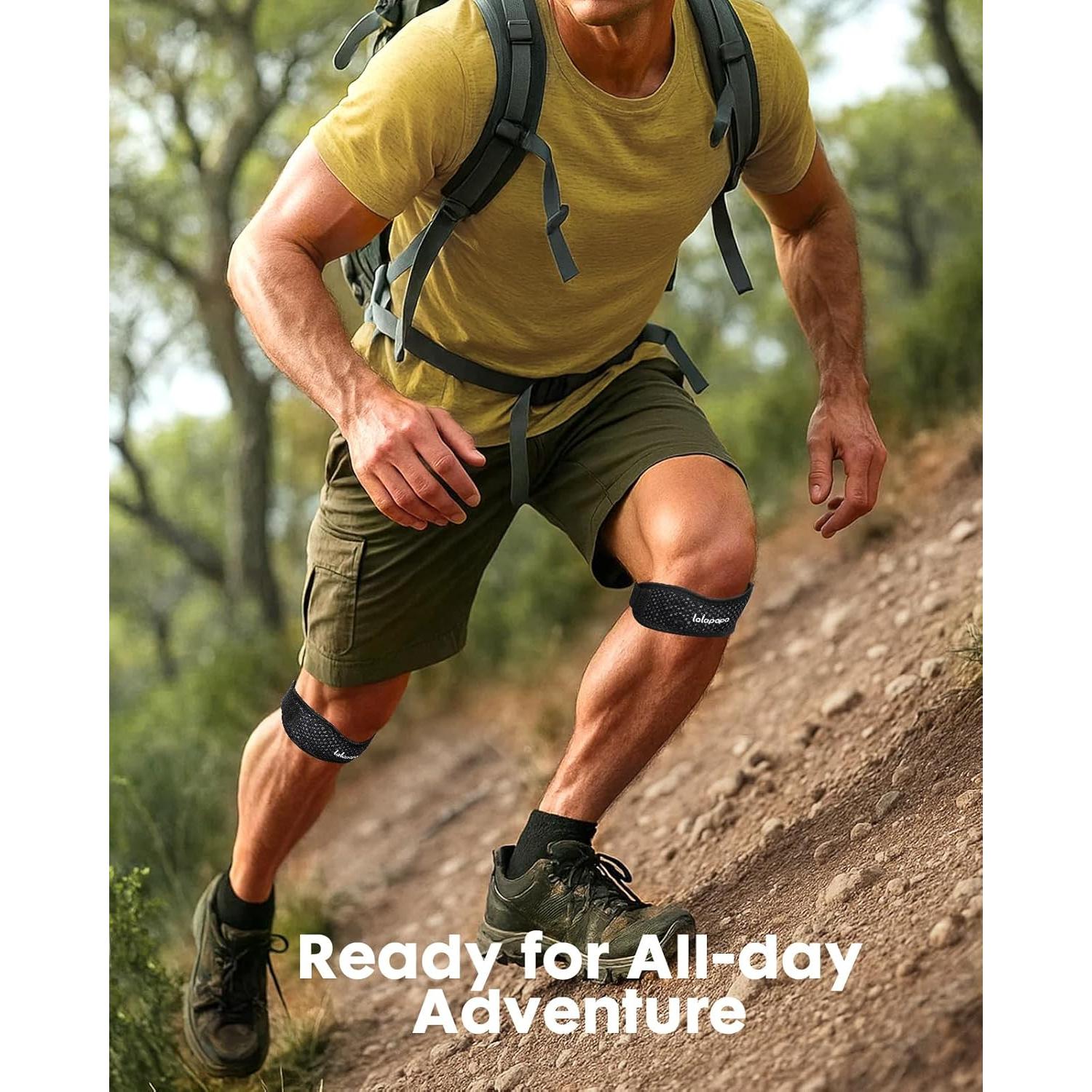 Faja para Rodilla Ajustable Lalapapa - Paquete de 2 Unidades