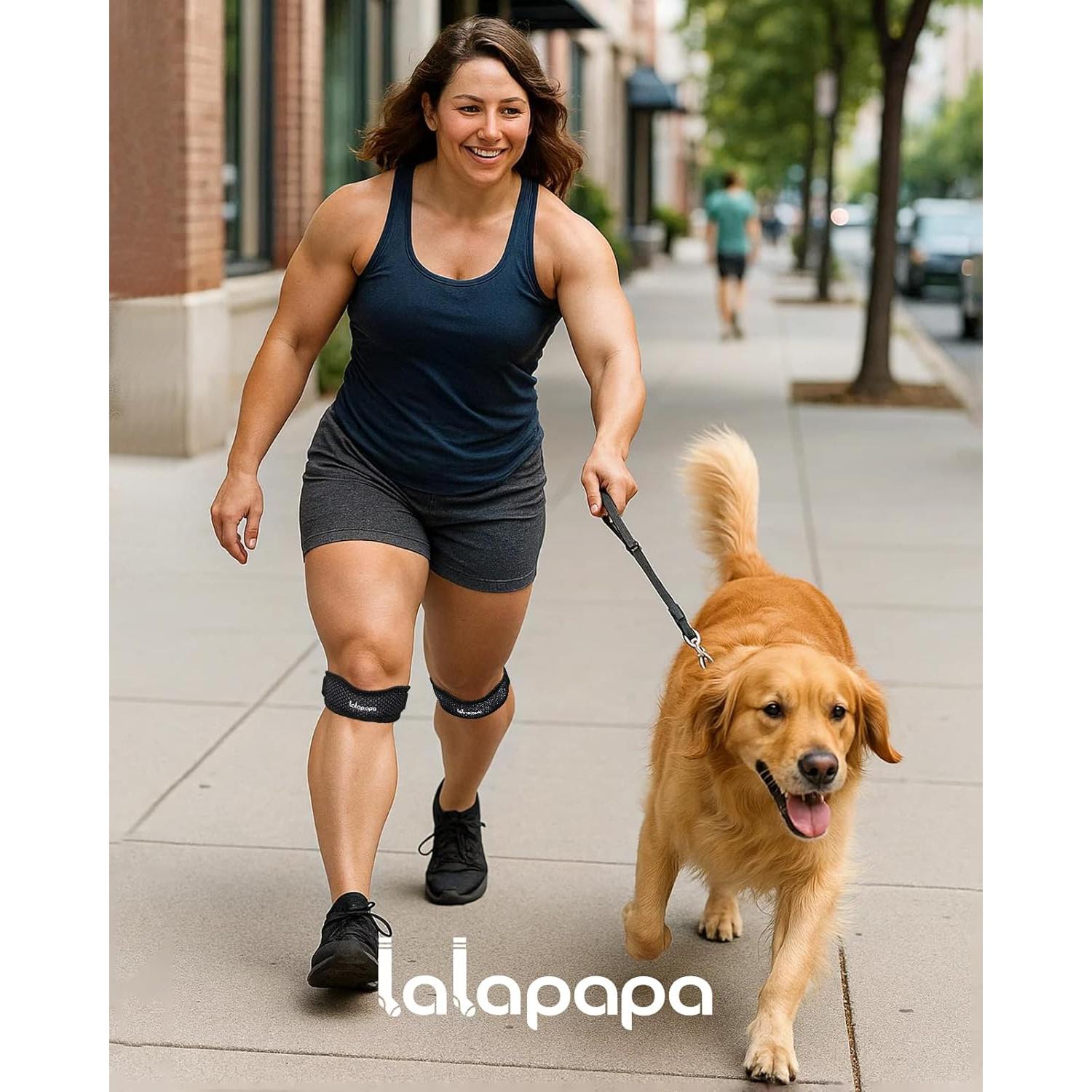 Faja para Rodilla Ajustable Lalapapa - Paquete de 2 Unidades