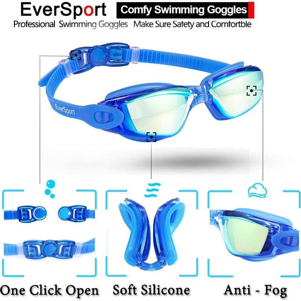 Gafas de Natación EverSport para Niños x2 - Anti-Vaho y UV