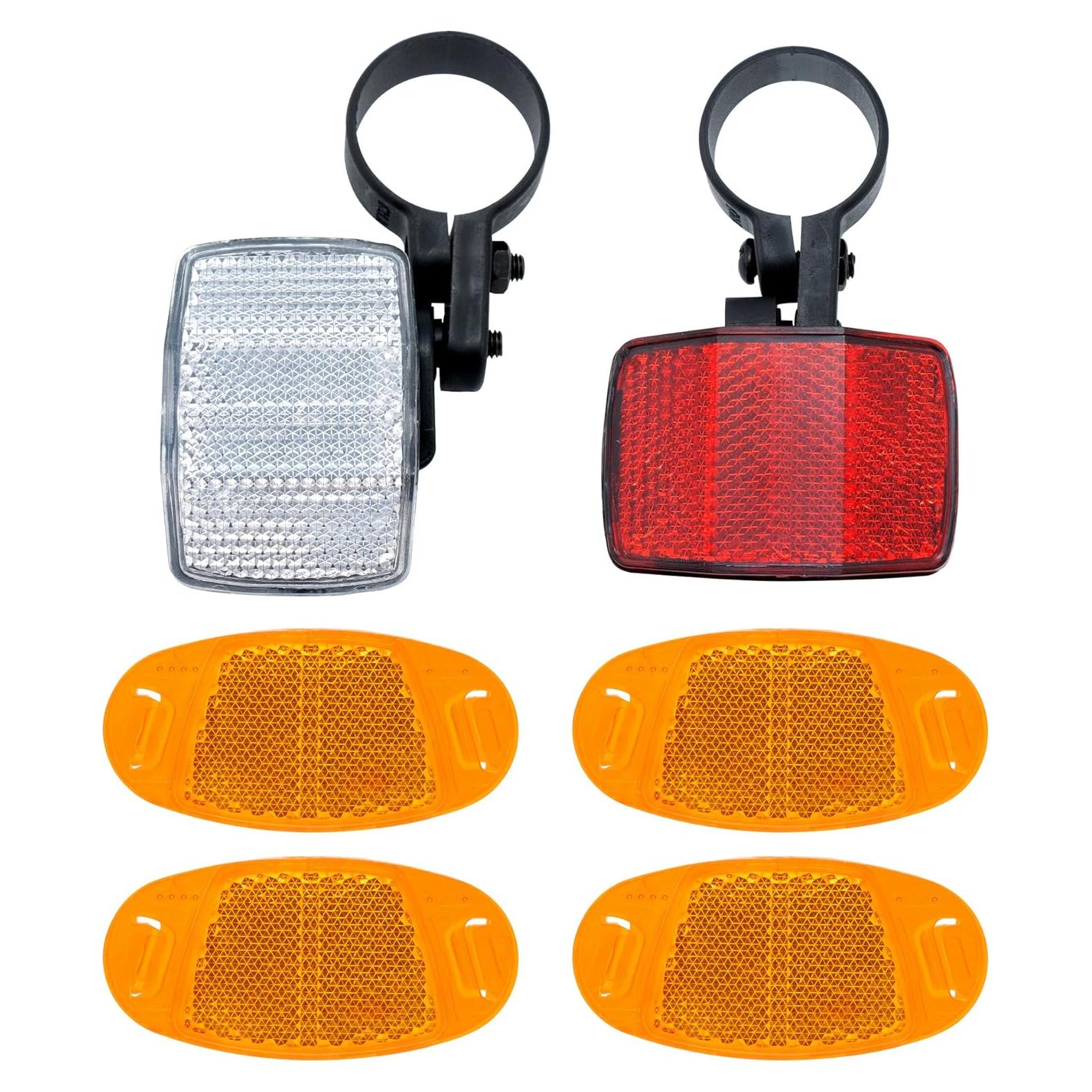 Reflectores de Bicicleta Juxiamal Jus-4413F33 6 Pcs Seguridad