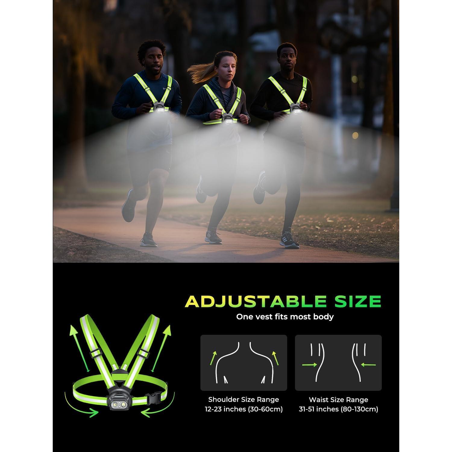 Luces para Correr Viccux SJB51L 500LM 7 Modos Impermeables