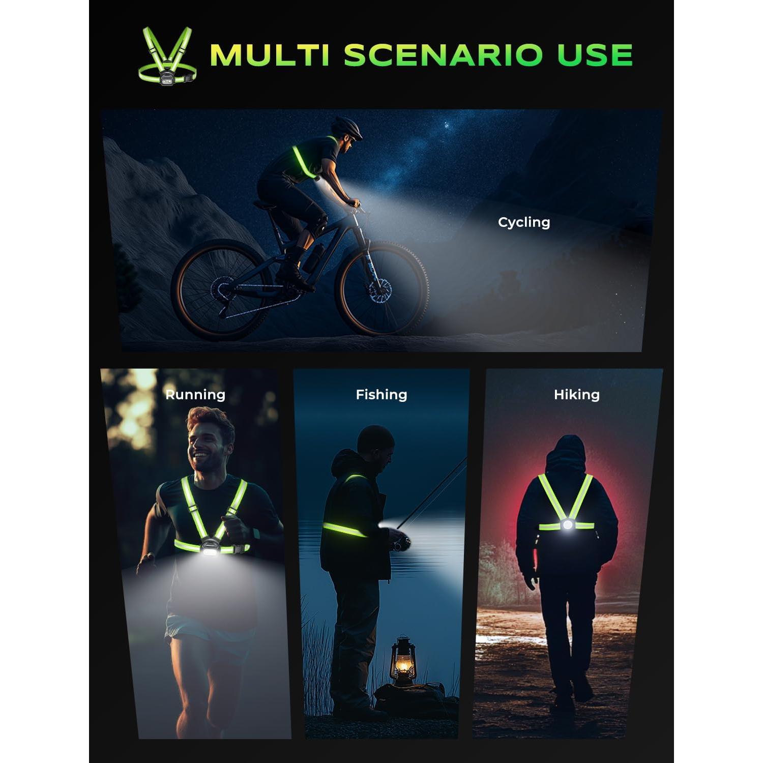 Luces para Correr Viccux SJB51L 500LM 7 Modos Impermeables