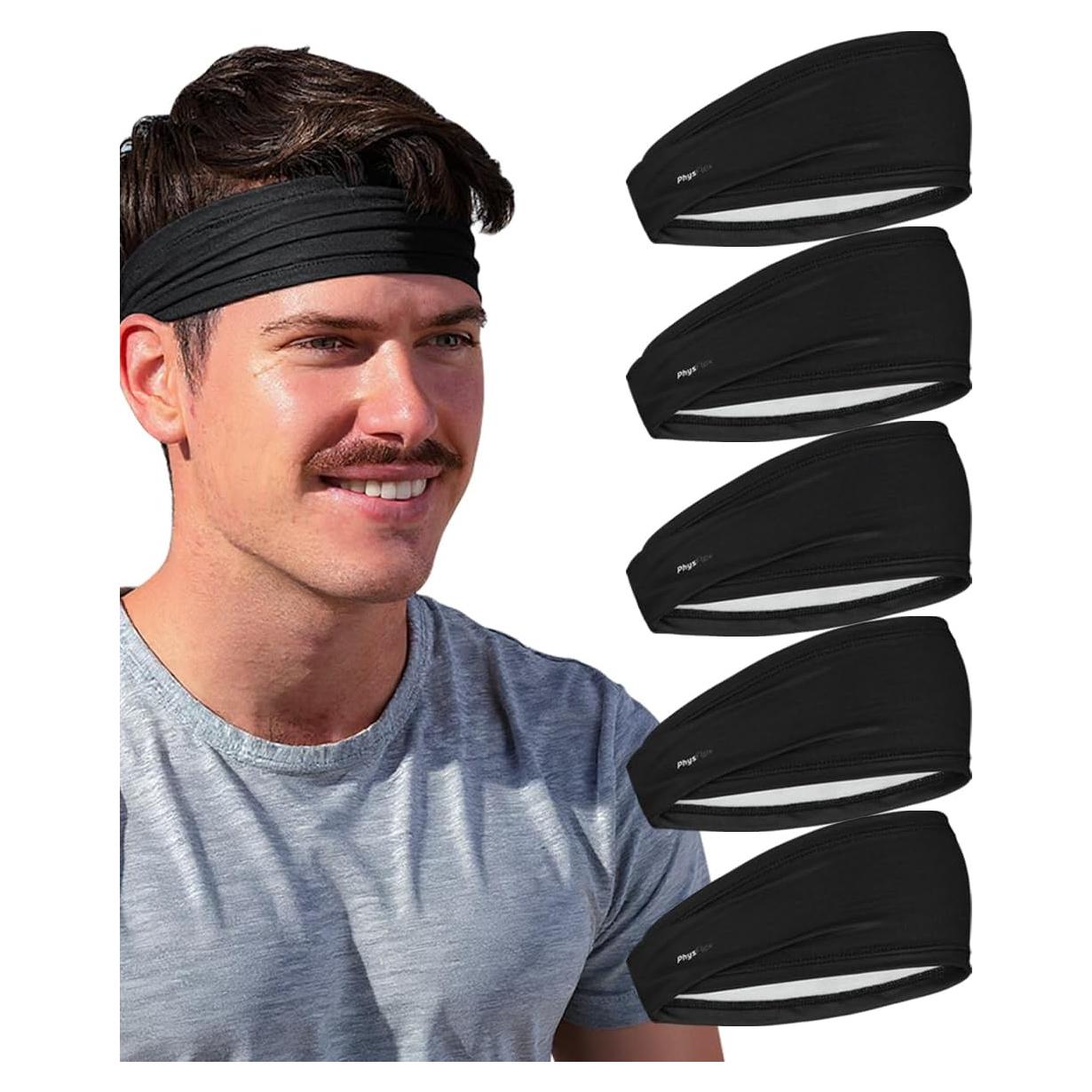 Cintas para la cabeza deportivas PhysFlex PF-SHB - 5 unidades