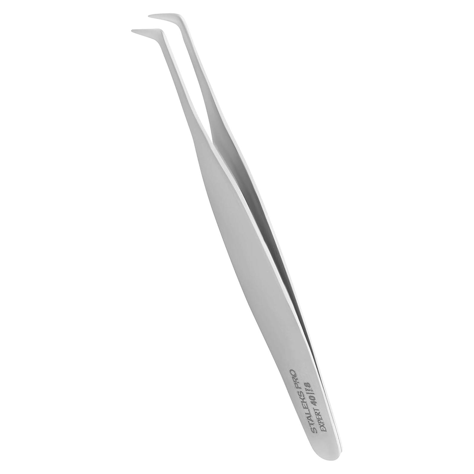 Pinzas para Pestañas Staleks Pro EXPERT 40 Tipo 8 - Acero Inoxidable