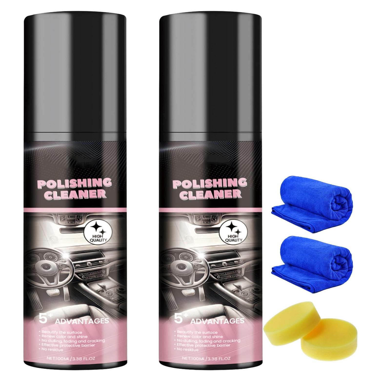 Limpiador Multiusos para Interior de Auto KEBEGE 100ml (2PCS)