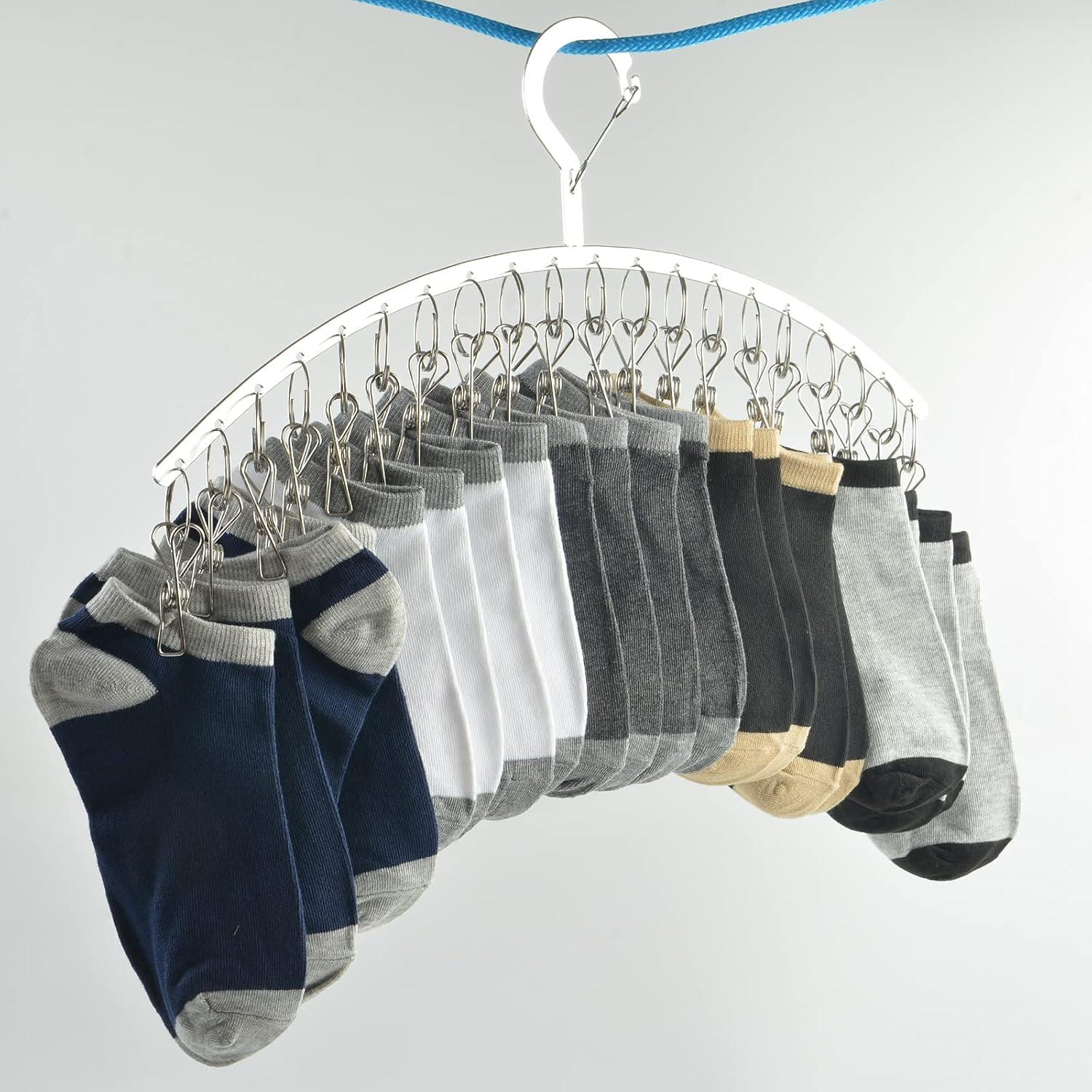 Percheros de Secado de Ropa JDYOOMI Acero Inoxidable 2 Piezas