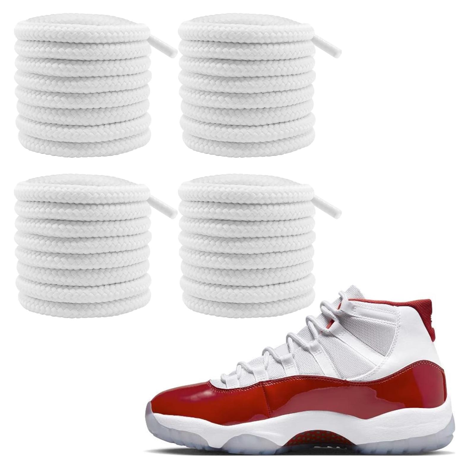 Cuerdas de Reemplazo para Zapatillas Jordan 11 - 140 cm Blancas