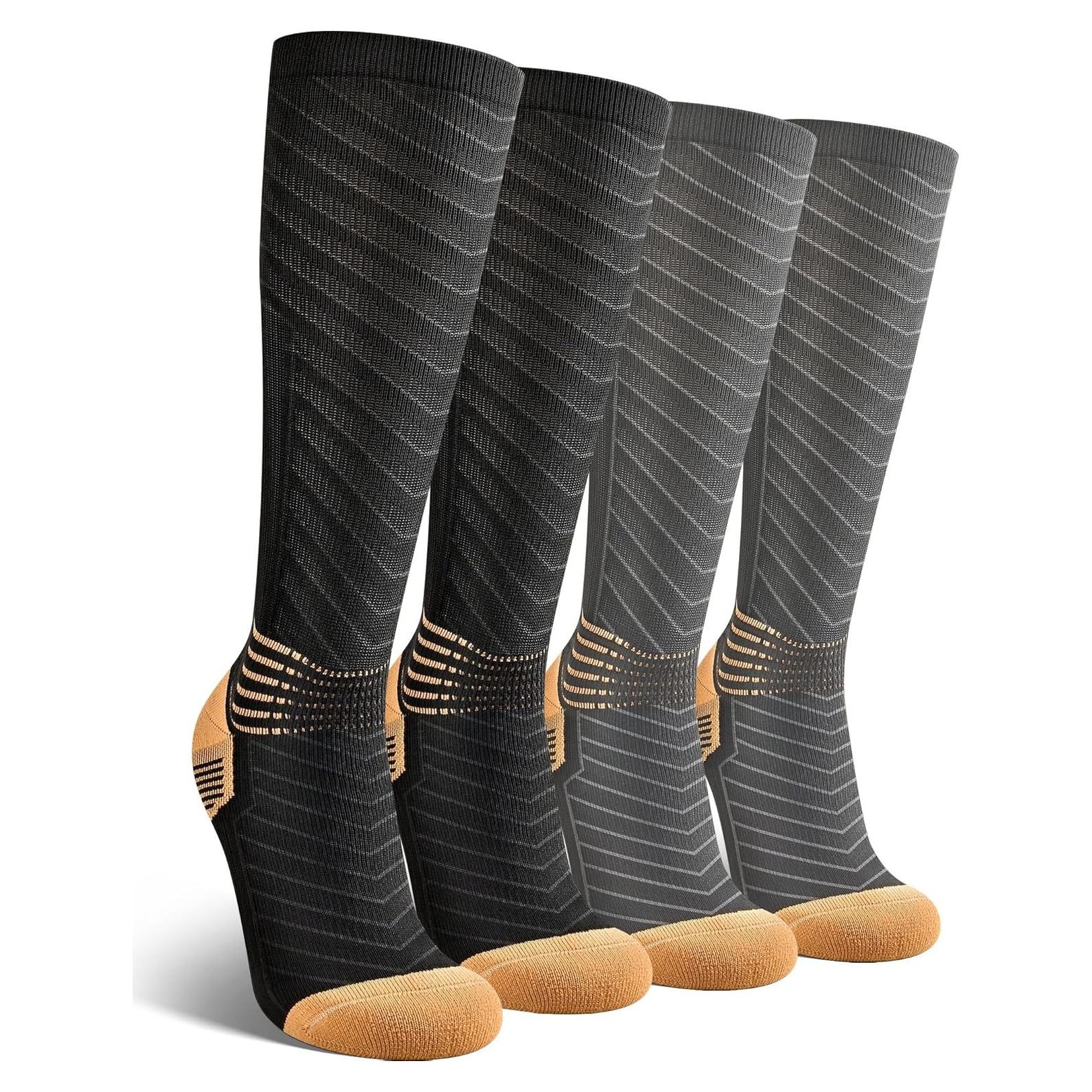 Calcetines de Compresión IRAMY para Hombres y Mujeres 15-20 mmHg