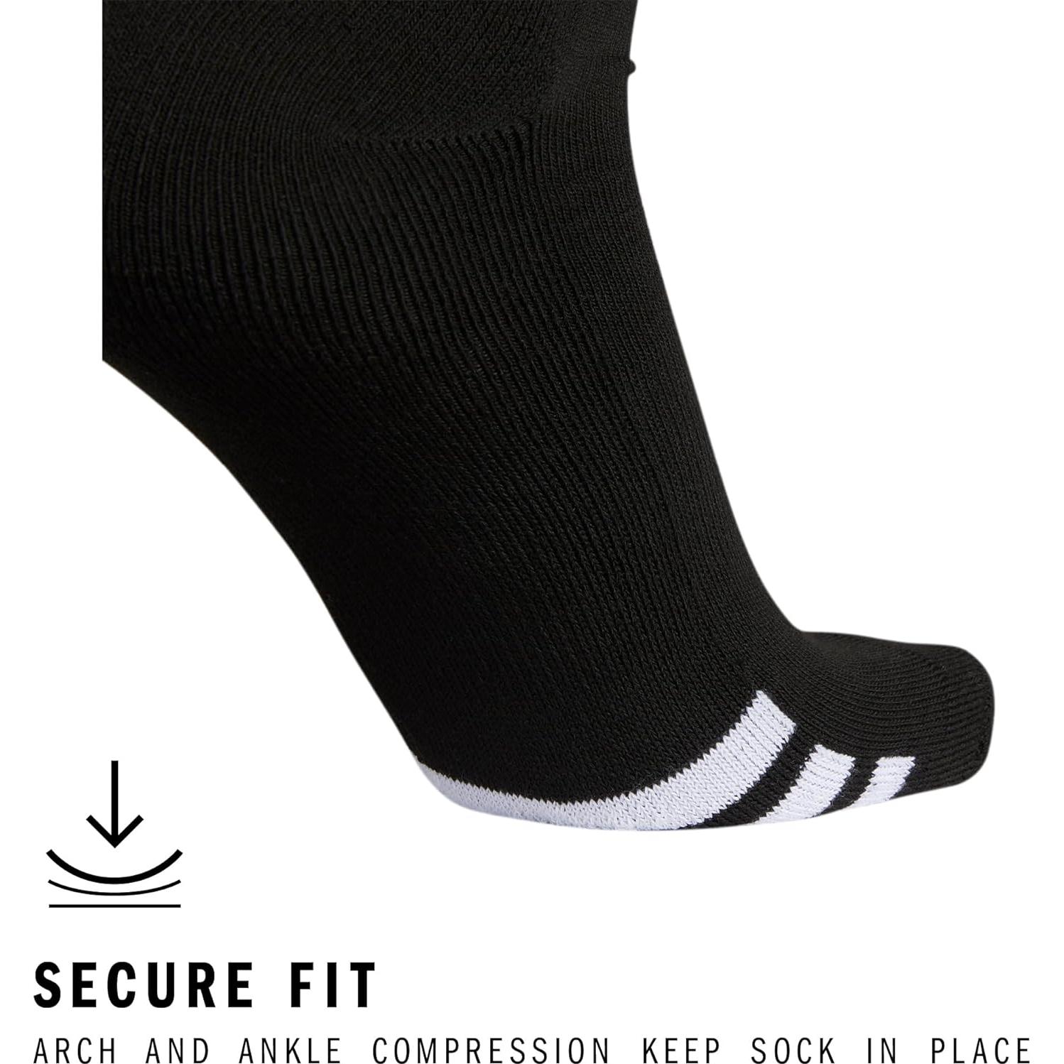 Calcetines de Compresión adidas Rivalry OTC Negro/Blanco - 2 Pares