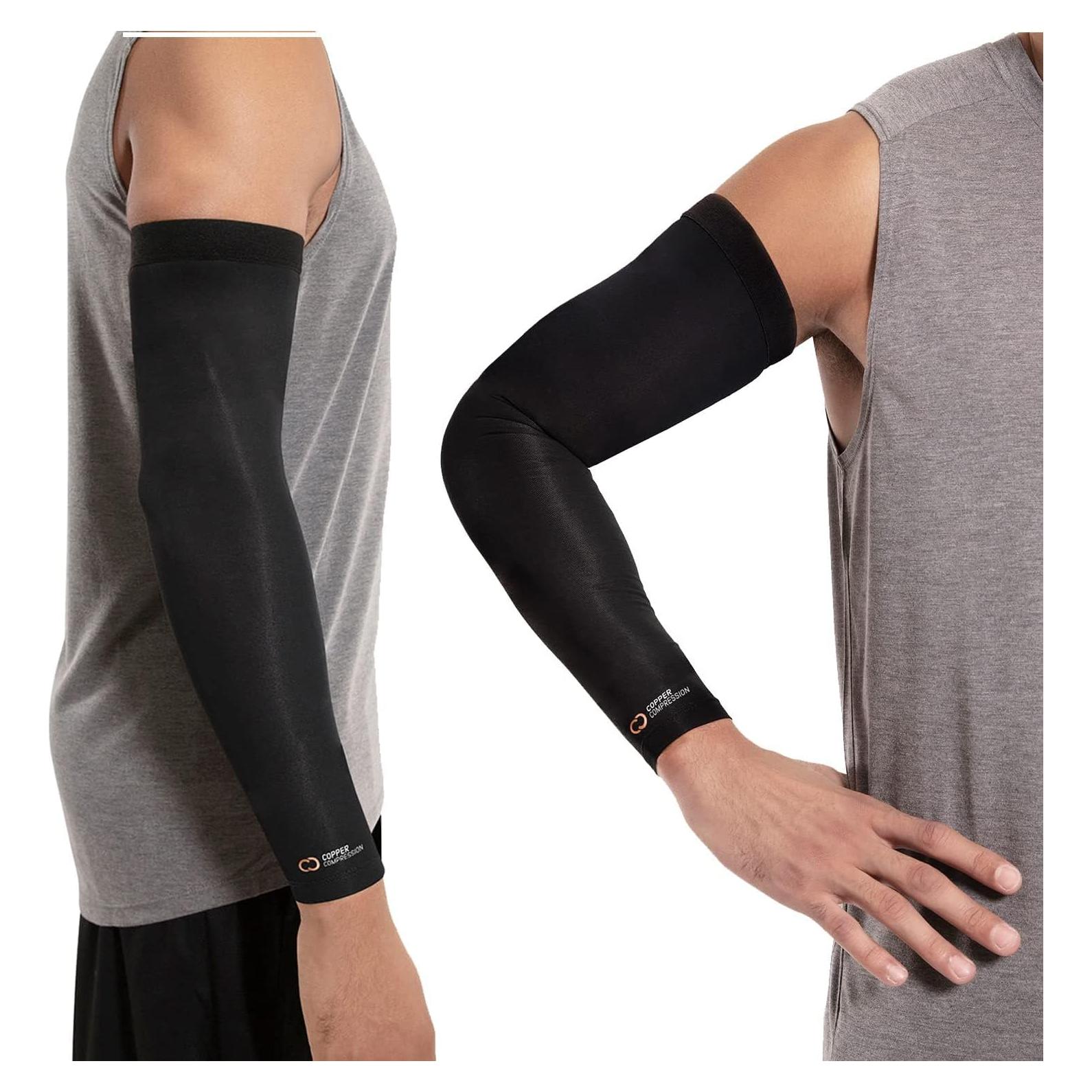 Manga de Compresión de Cobre Copper Compression - Mediana - Negro